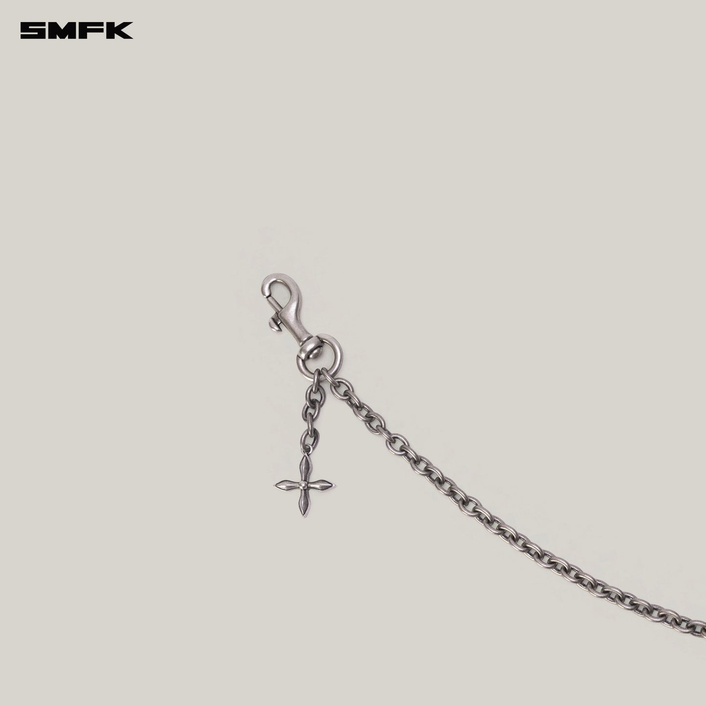 INFINITY LOOP Metal Pants Key Chain Antique Silver