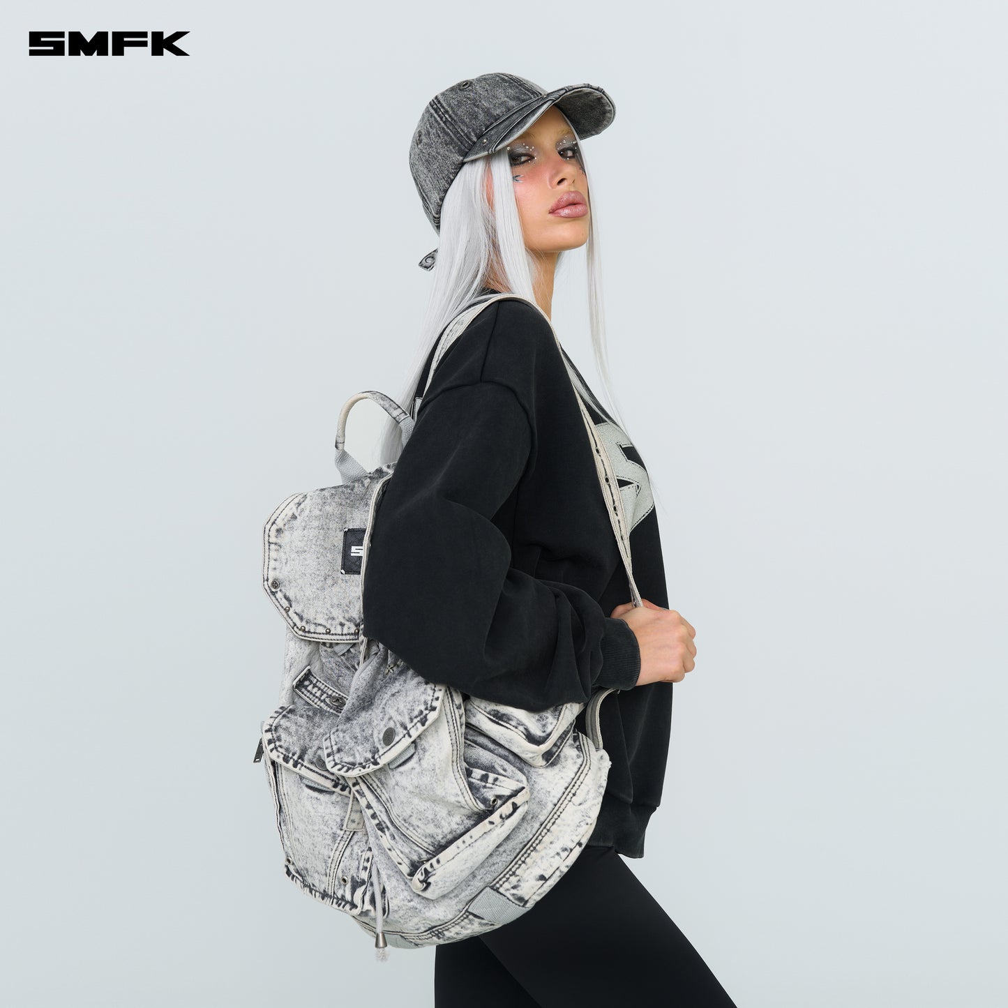 COMPASS Tarpan Denim Backpack Stormy Gray (Large)