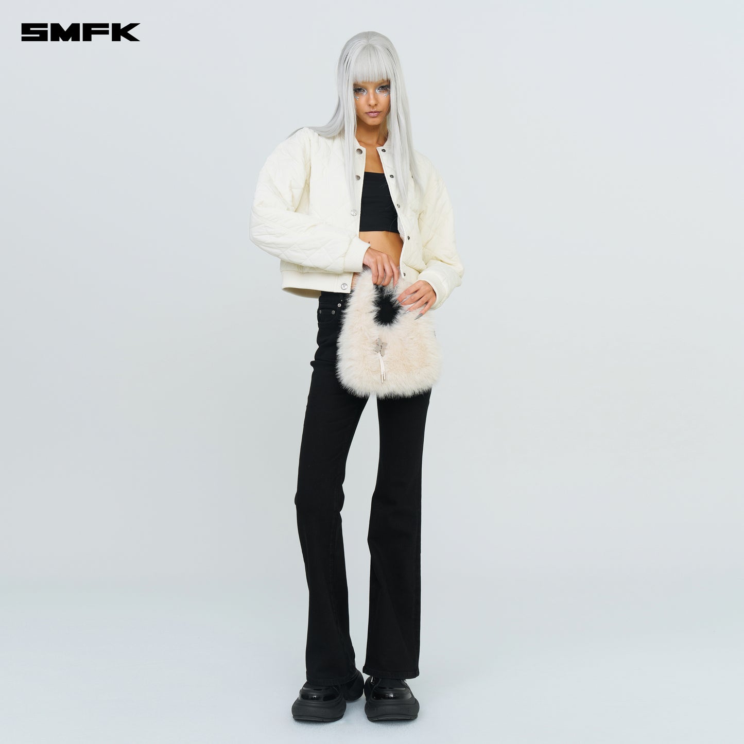 COMPASS Cobble Bag (Small) Cream White