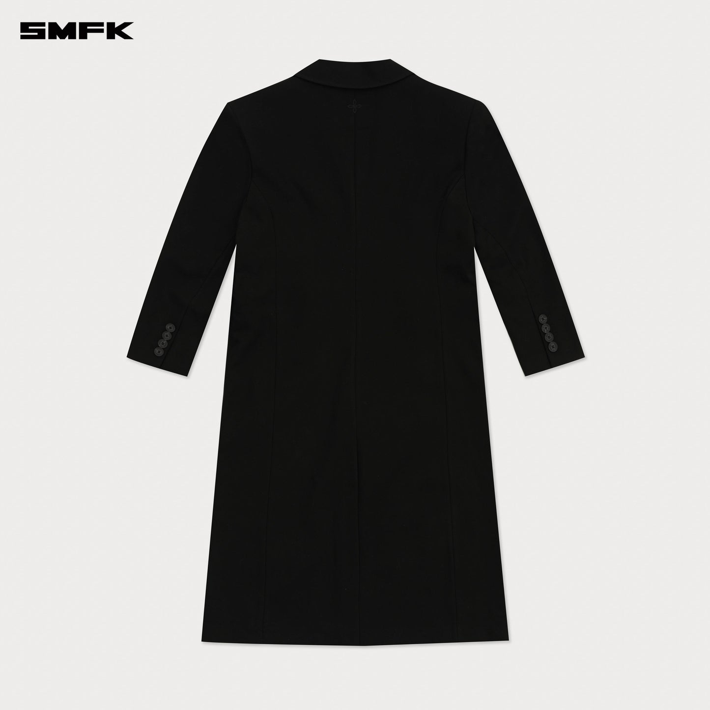 COMPASS DESIGNER Midnight Trench Coat Wilderness Black