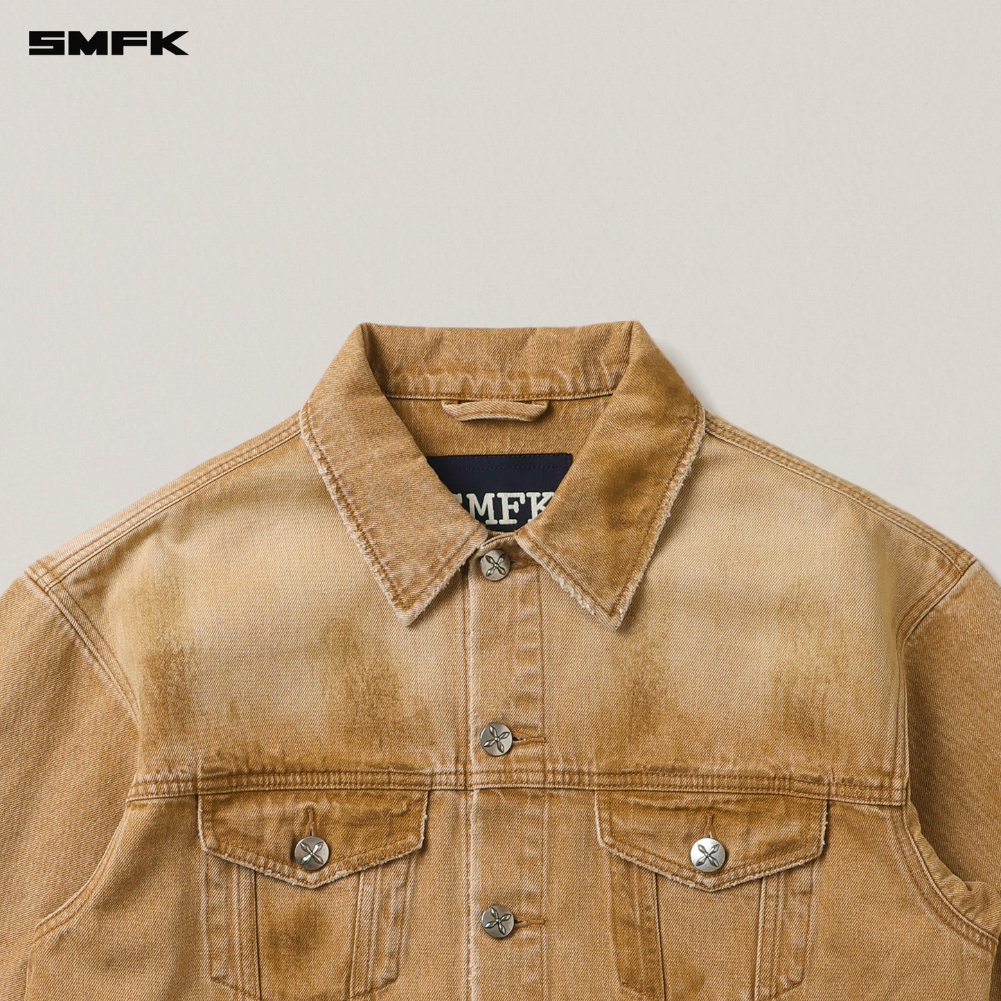 COMPASS MODE Wild Flame Denim Jacket Grassland Khaki