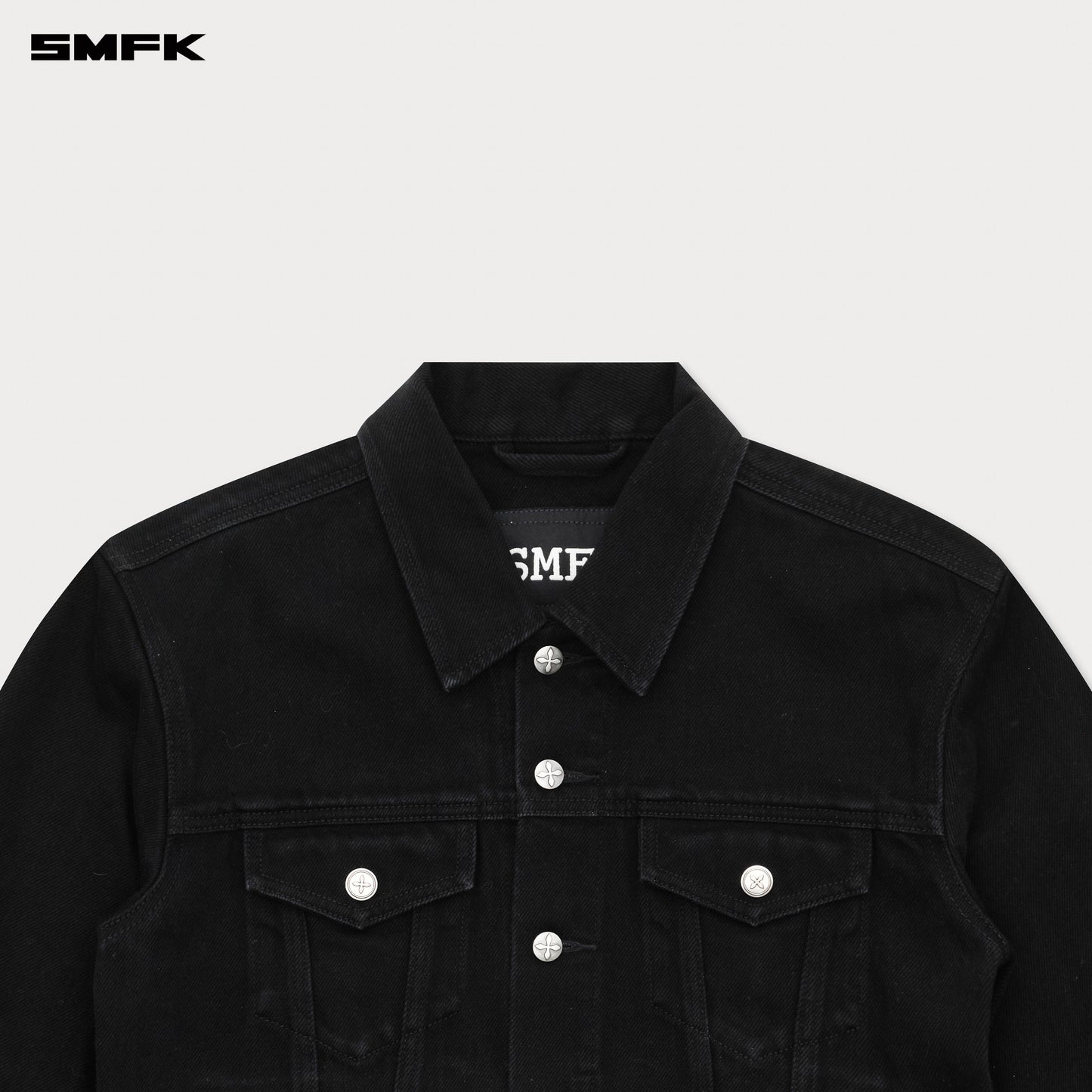 COMPASS PERMANENT Denim Jacket Onyx Denim