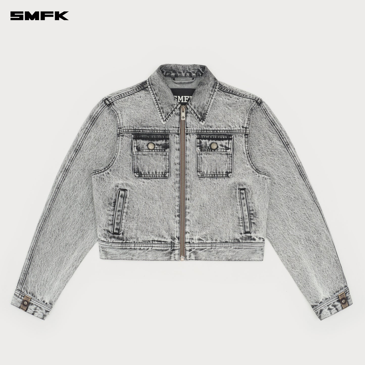 COMPASS Classic Rider Denim Jacket Stormy Gray