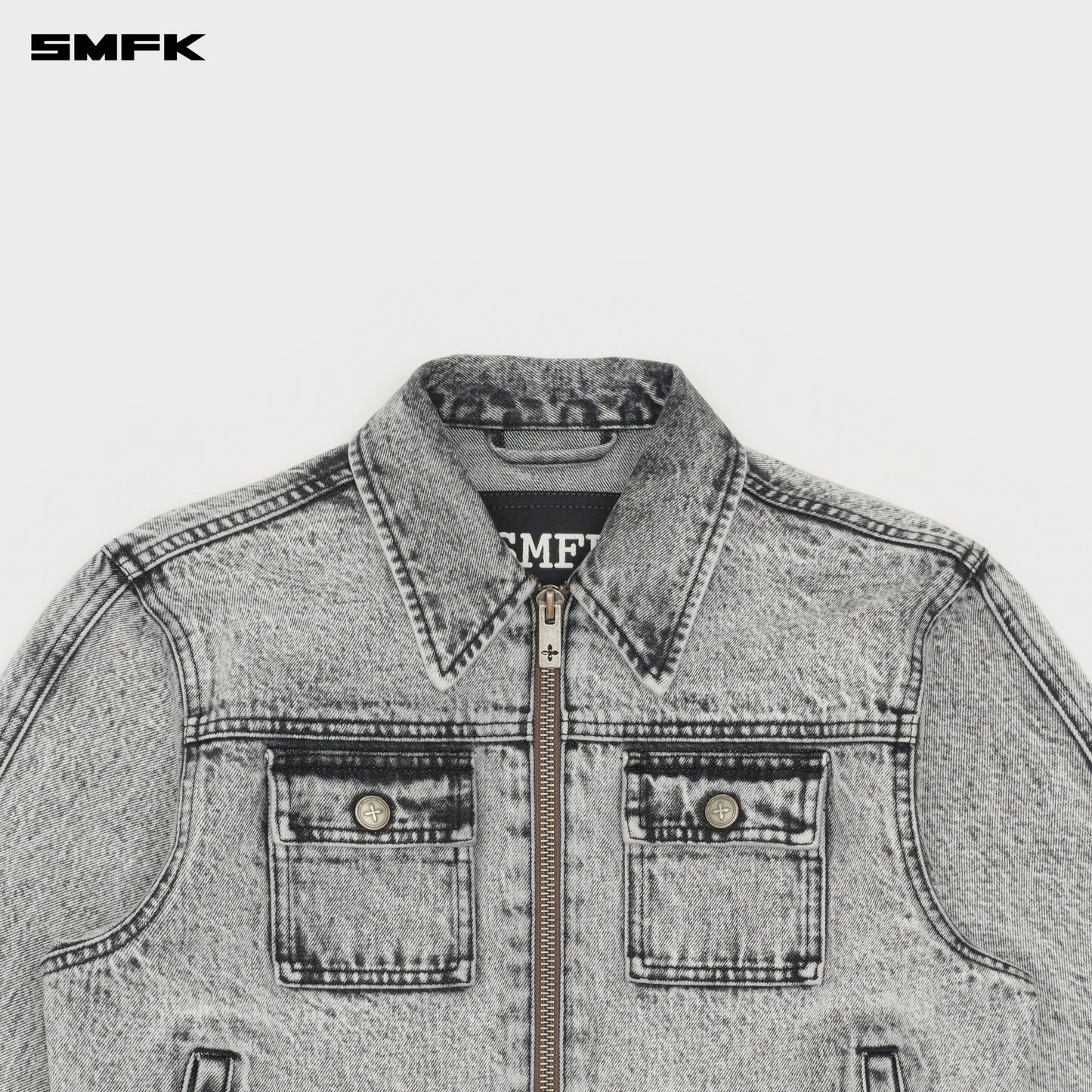 COMPASS Classic Rider Denim Jacket Stormy Gray
