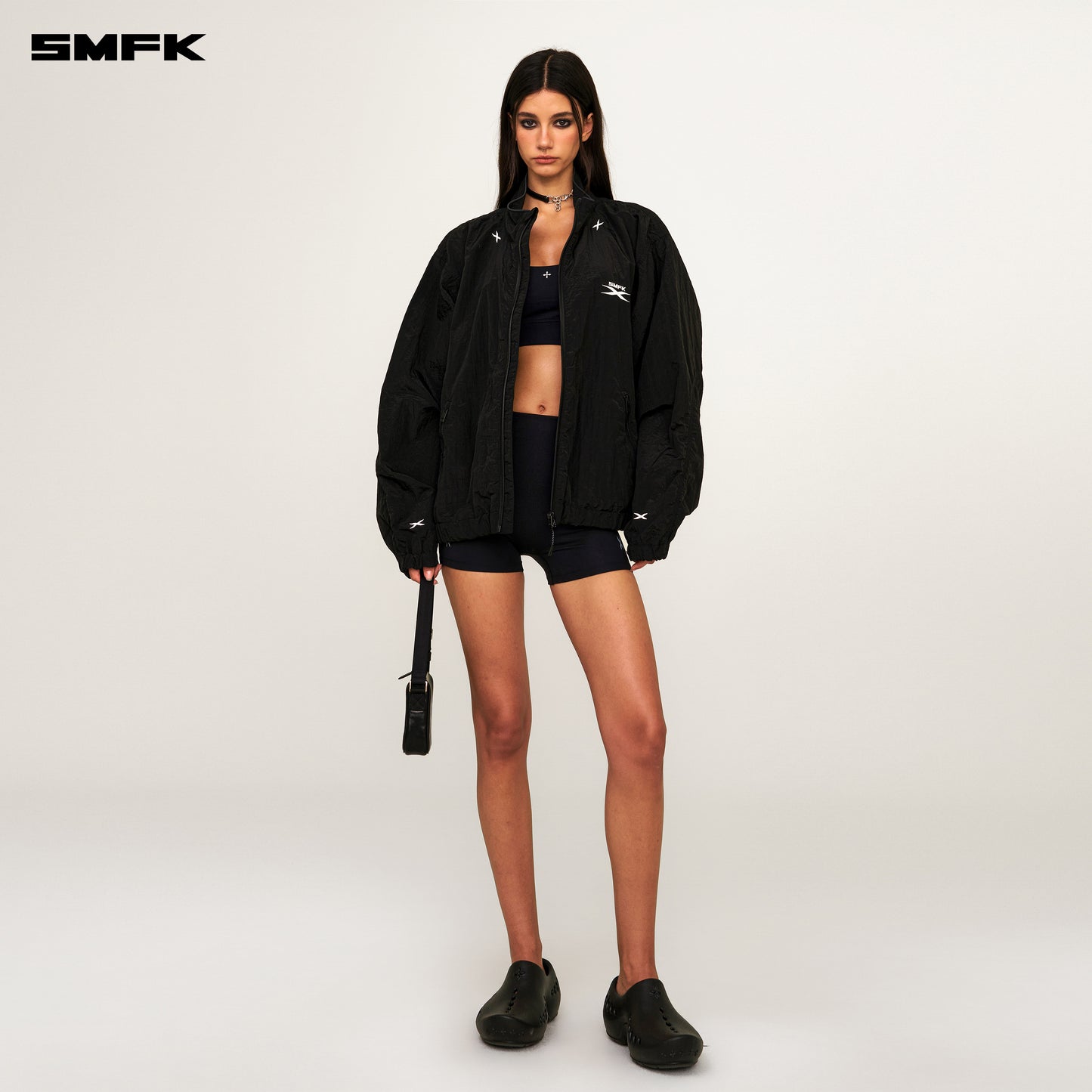 FUTURE STORM Oversized Sports Jacket Lightning Black