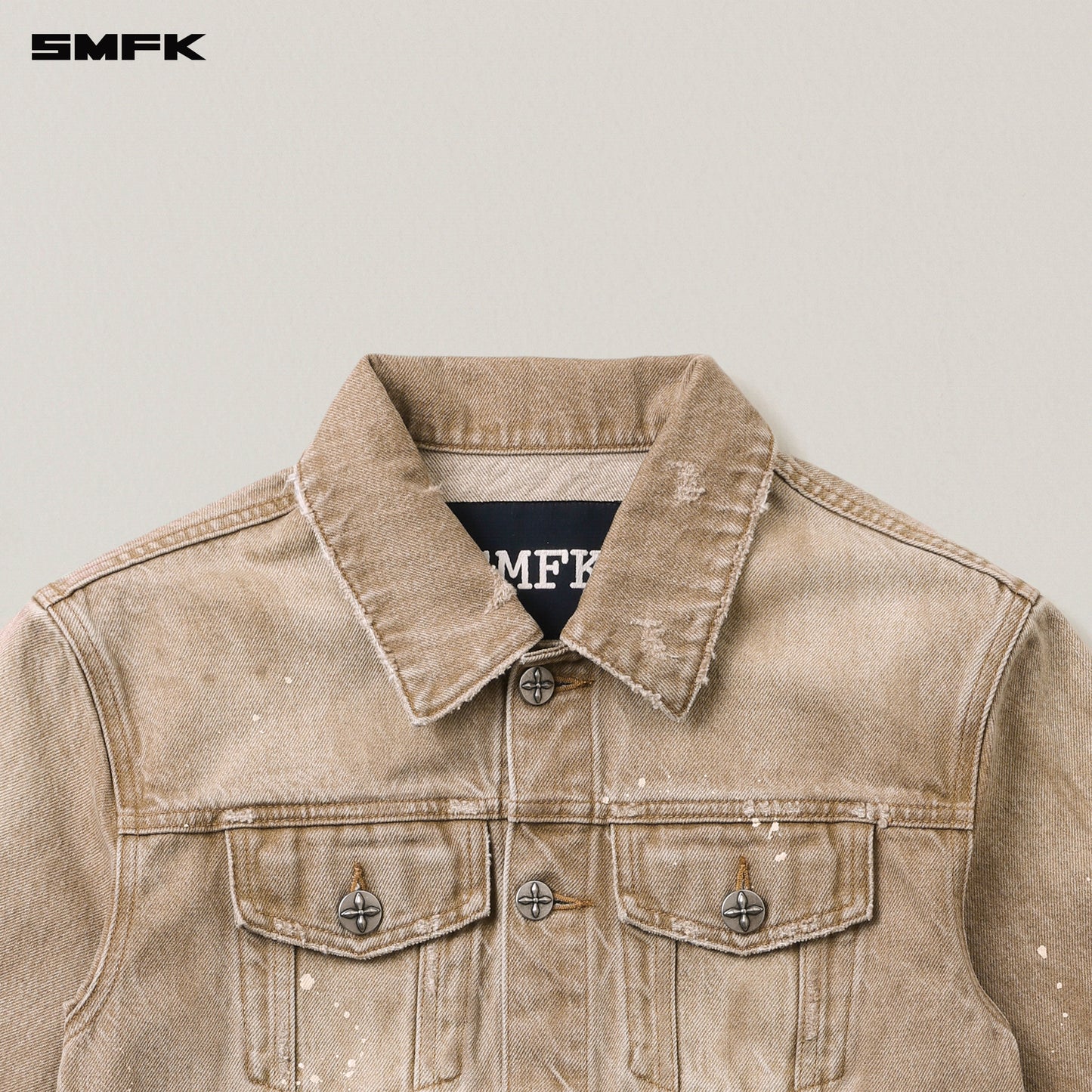 RAGE WILD Denim Jacket (HANDCRAFTED) Wild Cowboy Brown