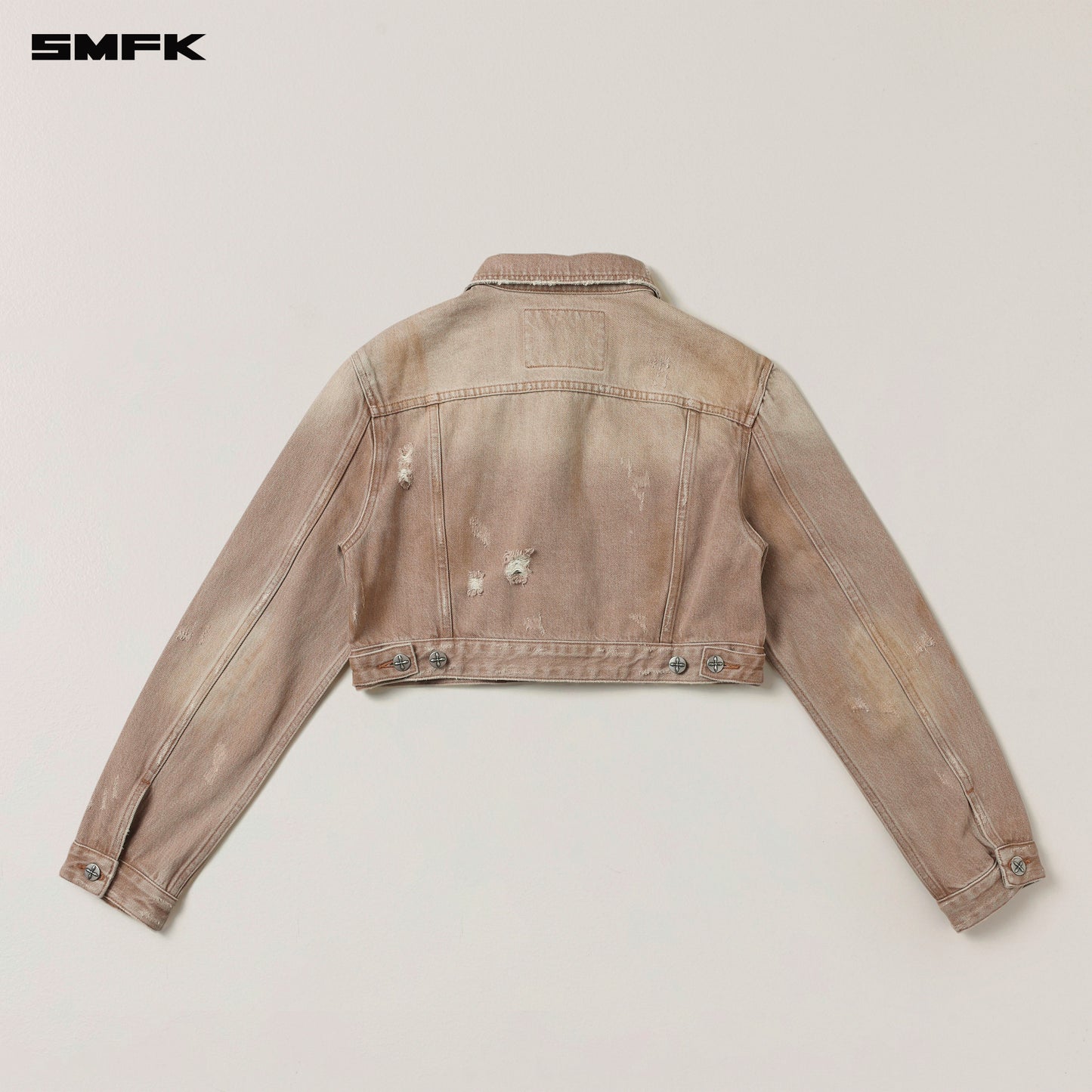 RAGE WILD ORIGIN Denim Short Jacket (HANDCRAFTED) Wild Cowboy Brown