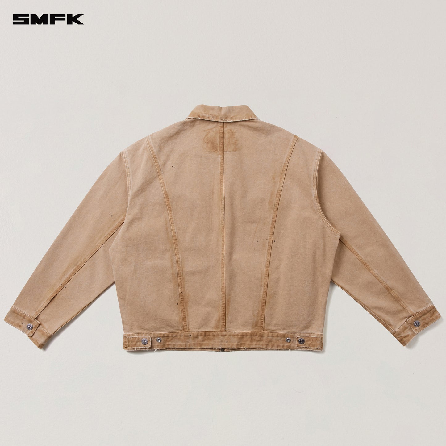 RAGE-WILD ORIGIN HANDCRAFT LOOSE CARGO JACKET/GARMENT DYED
Sandy Khaki