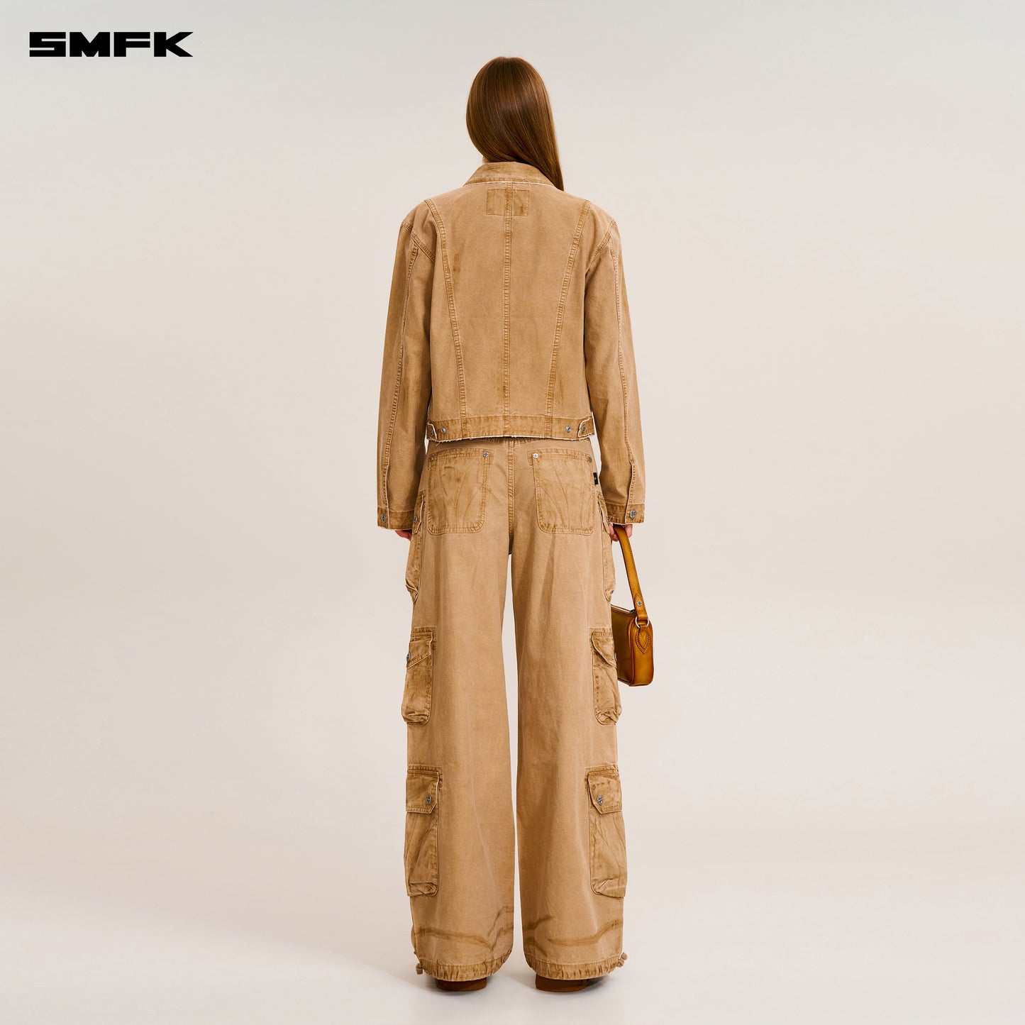 RAGE-WILD ORIGIN HANDCRAFT ENGINEER JACKET/GARMENT DYED Sandy Khaki