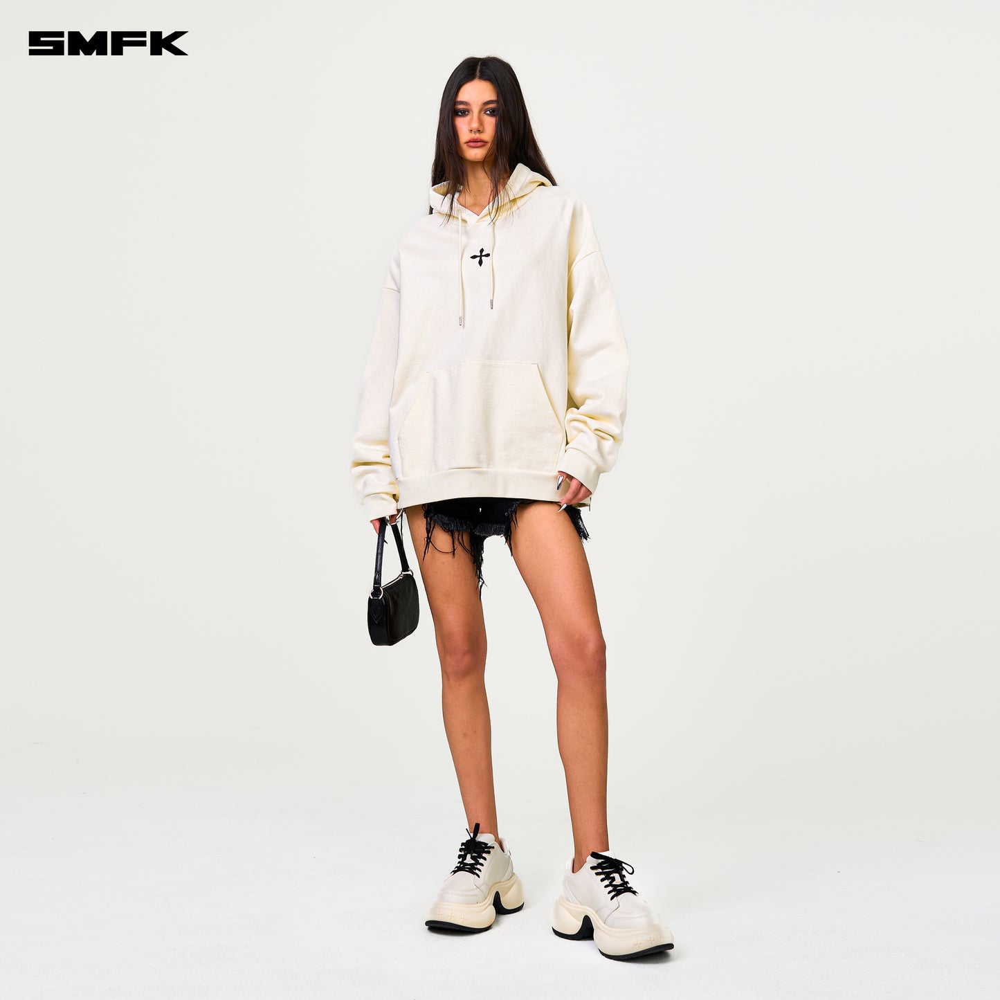 COMPASS PERMANENT Original Hoodie Alpine White