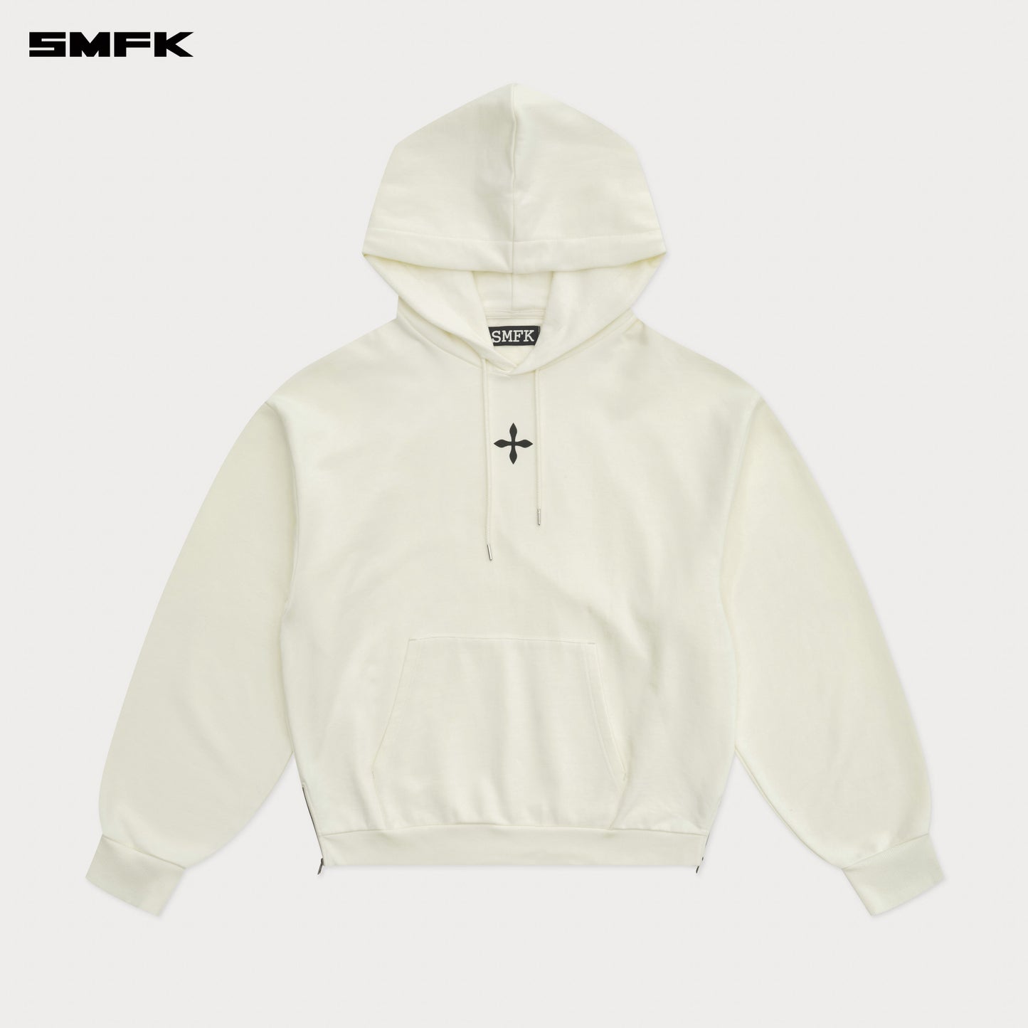 COMPASS PERMANENT Original Hoodie Alpine White