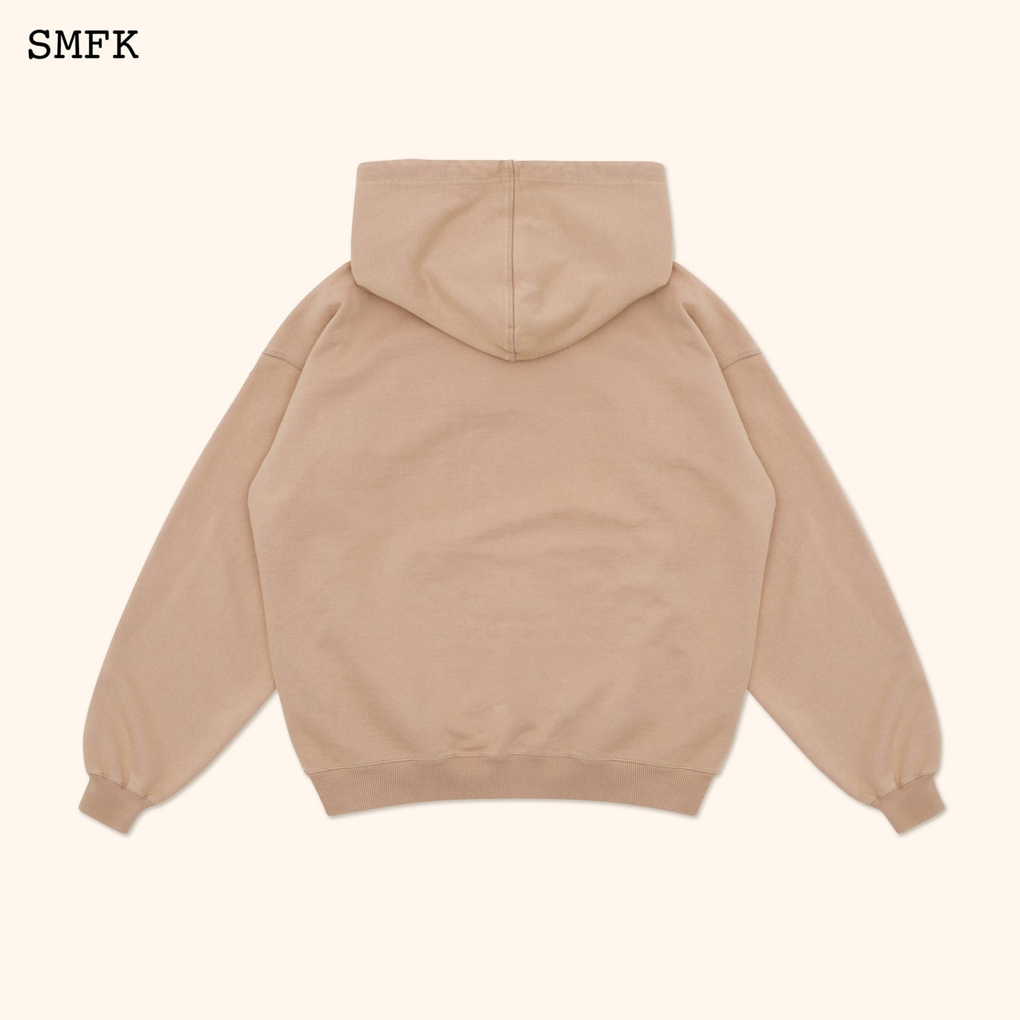 COMPASS Classic Cross Graffiti Hoodie Latte