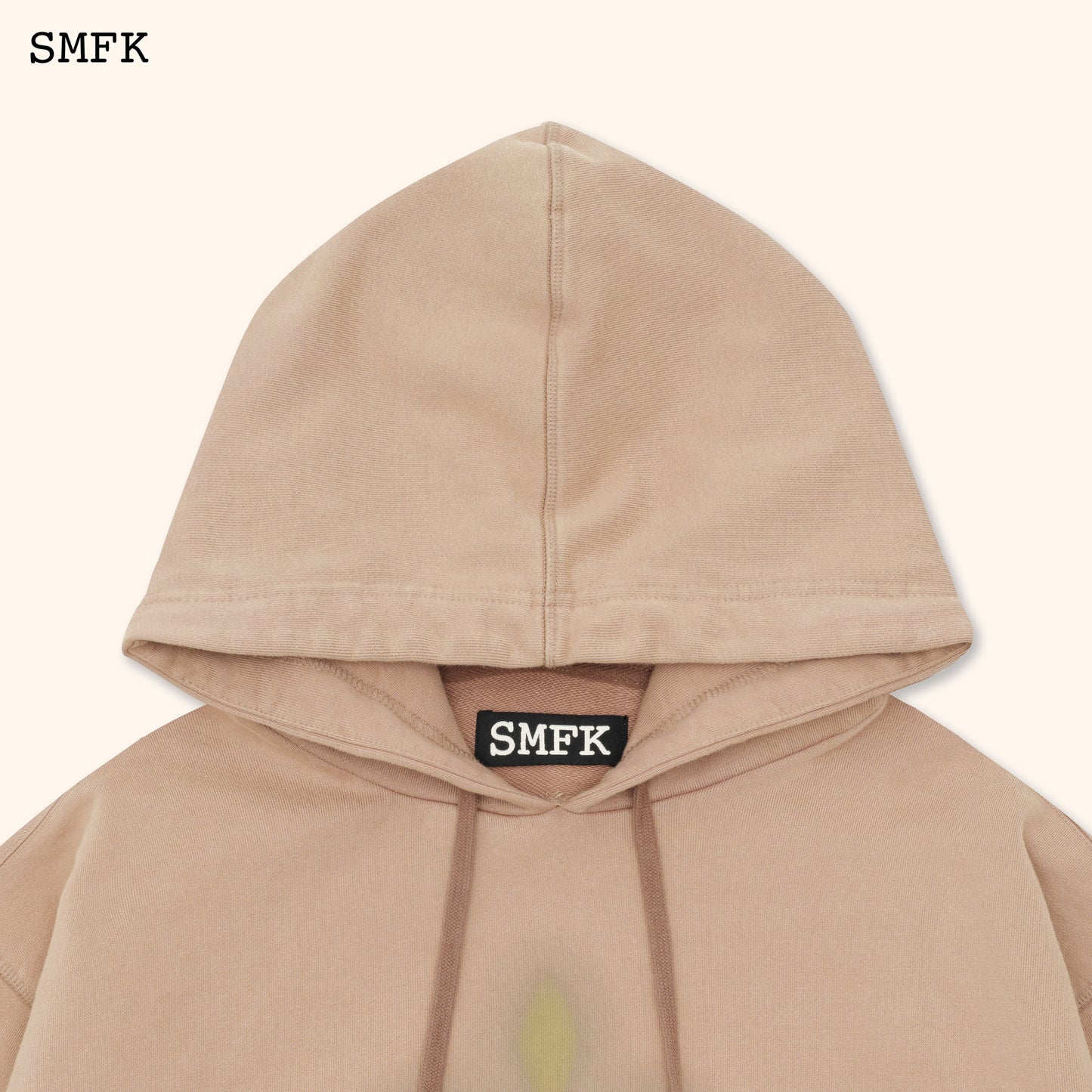 COMPASS Classic Cross Graffiti Hoodie Latte