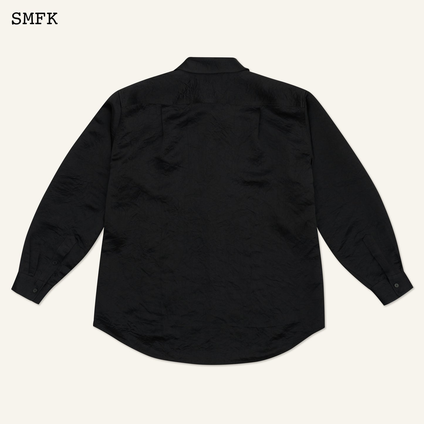 COMPASS Midnight Blossom Classic Shirt Midnight Black