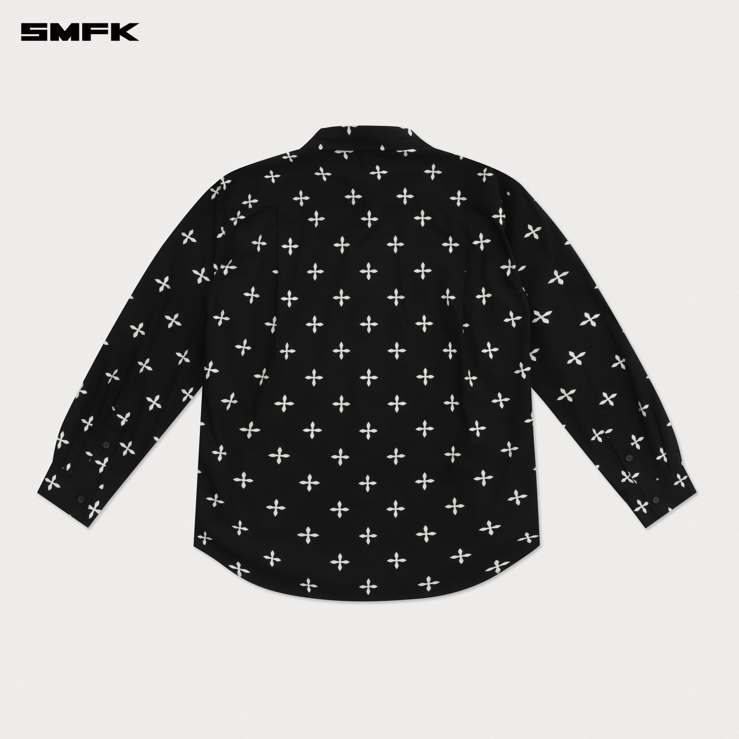 COMPASS Black Garden Oversized Shirt Midnight Garden