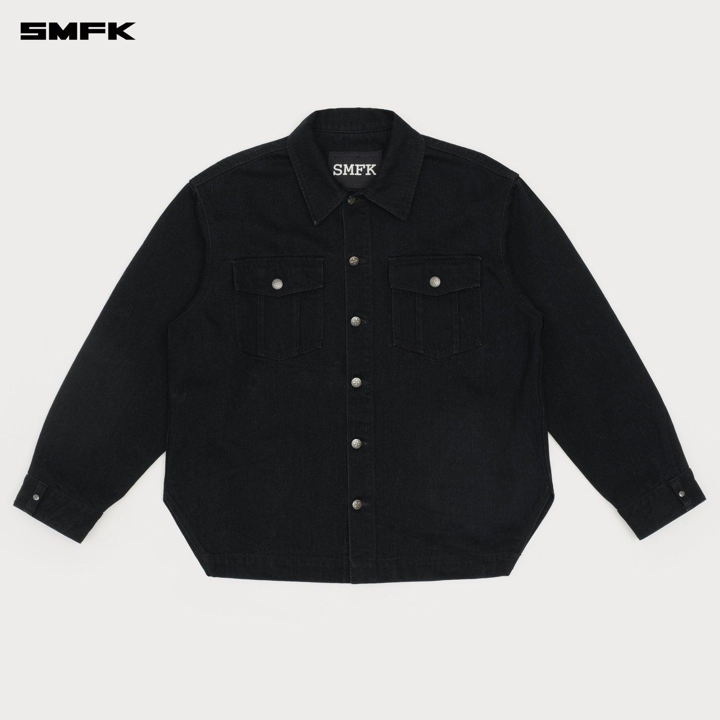 COMPASS WILD Classic Denim Shirt Onyx Denim