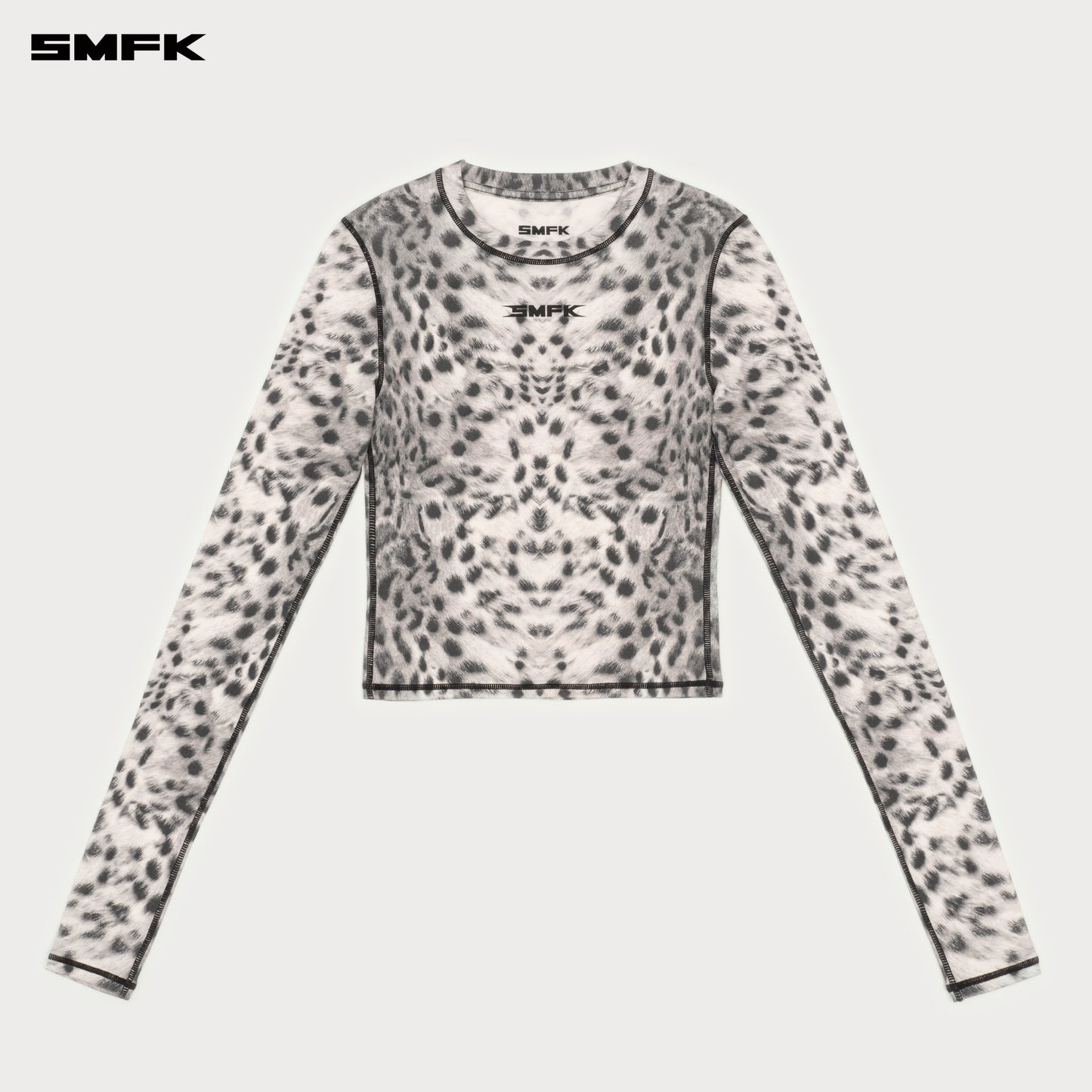 FUTURE MIRAGE Camouflage Sports Top Snow Leopard