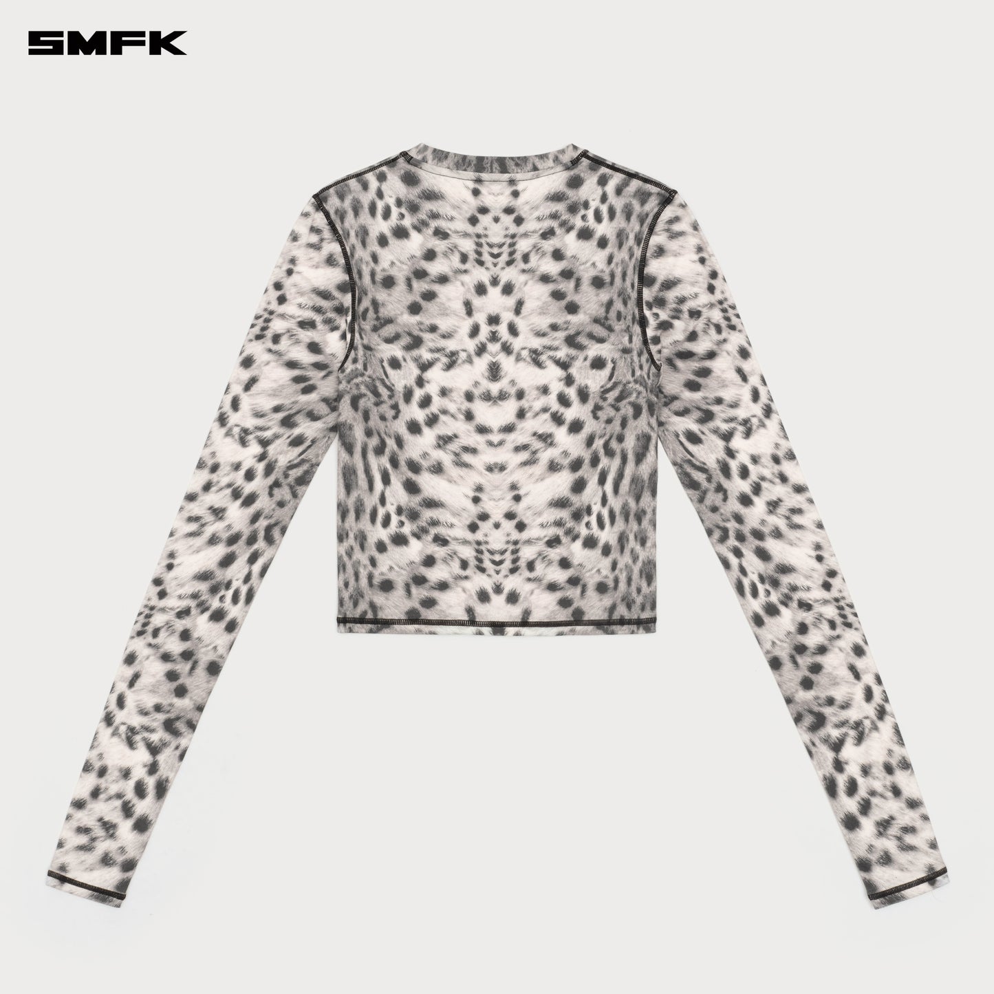 FUTURE MIRAGE Camouflage Sports Top Snow Leopard