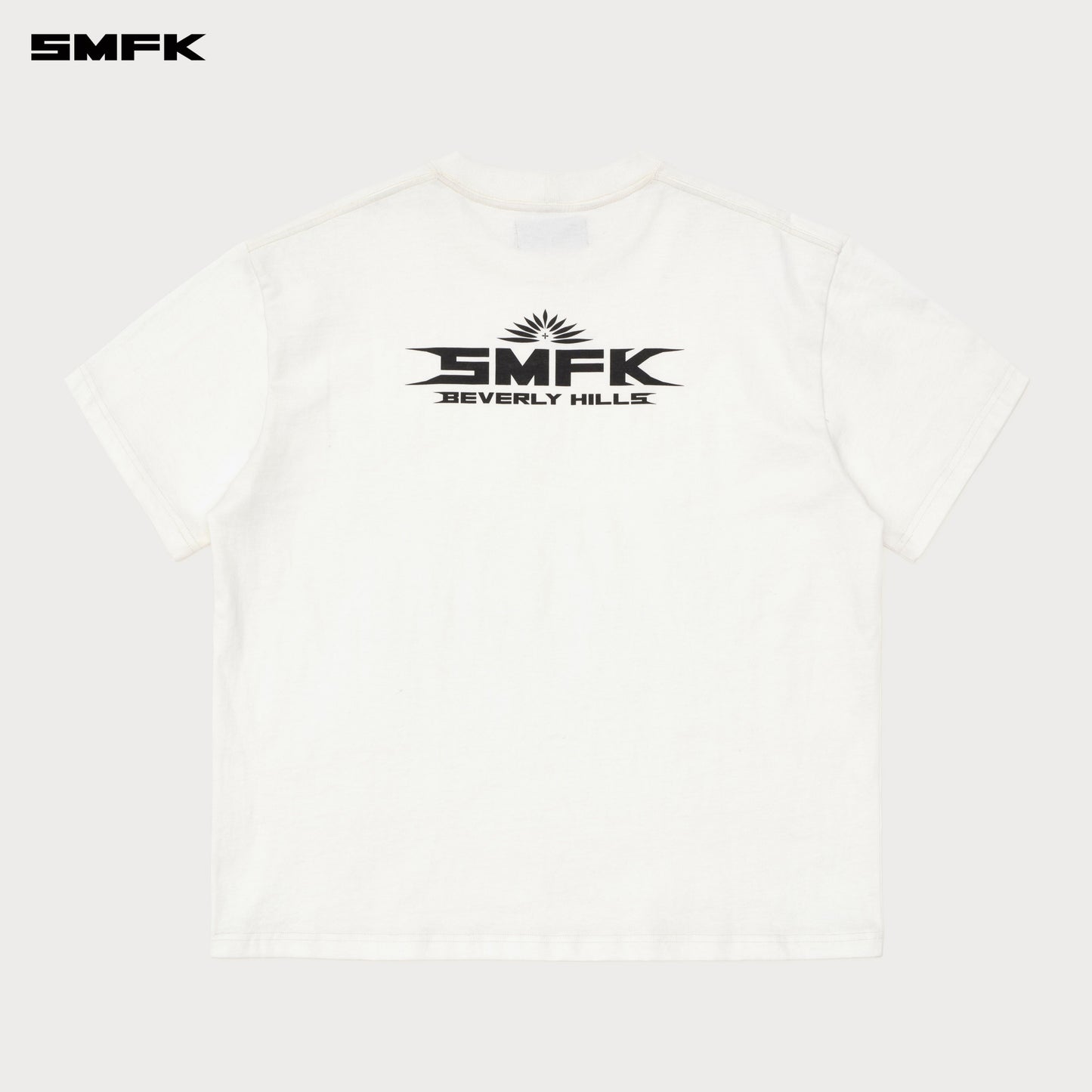 SMFK Beverly Hills Club Oversized Tee Alpine White
