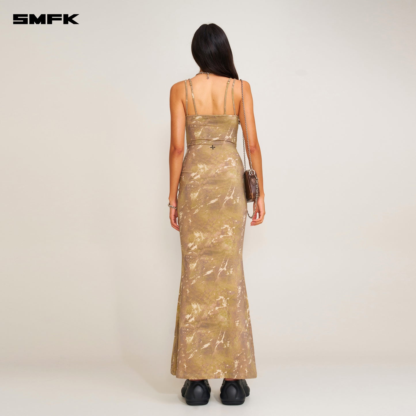 VINTAGE HURRICANE Fade Long Dress Hurricane Camouflage