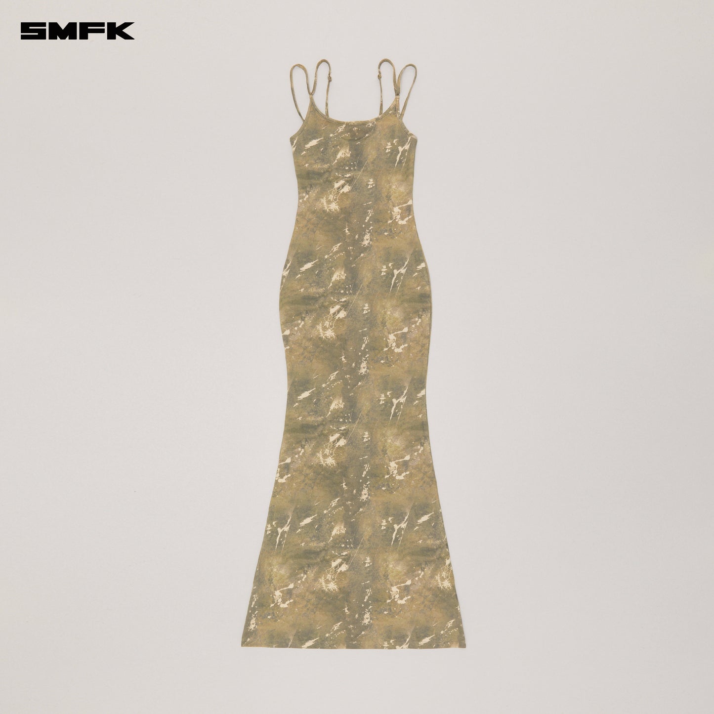 VINTAGE HURRICANE Fade Long Dress Hurricane Camouflage