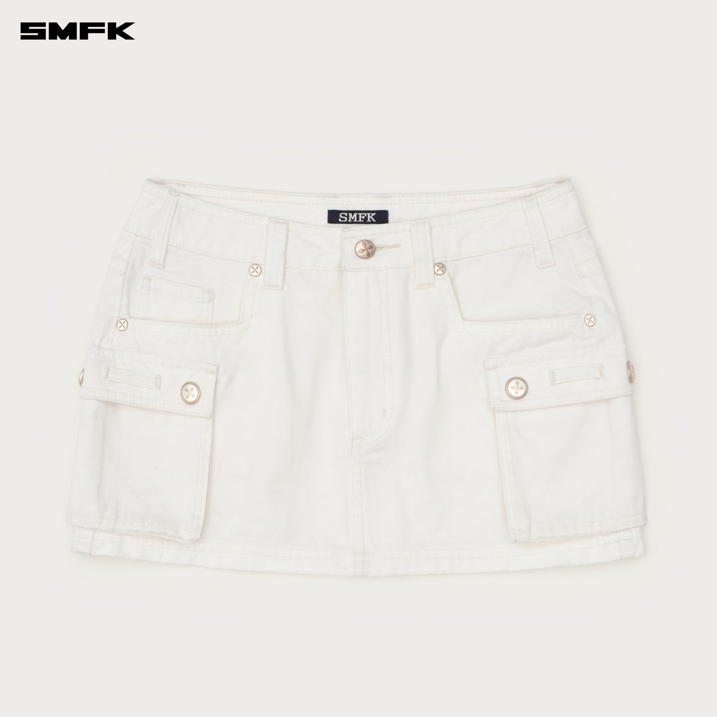 COMPASS WILD ROAD Cargo Skirt Alpine White