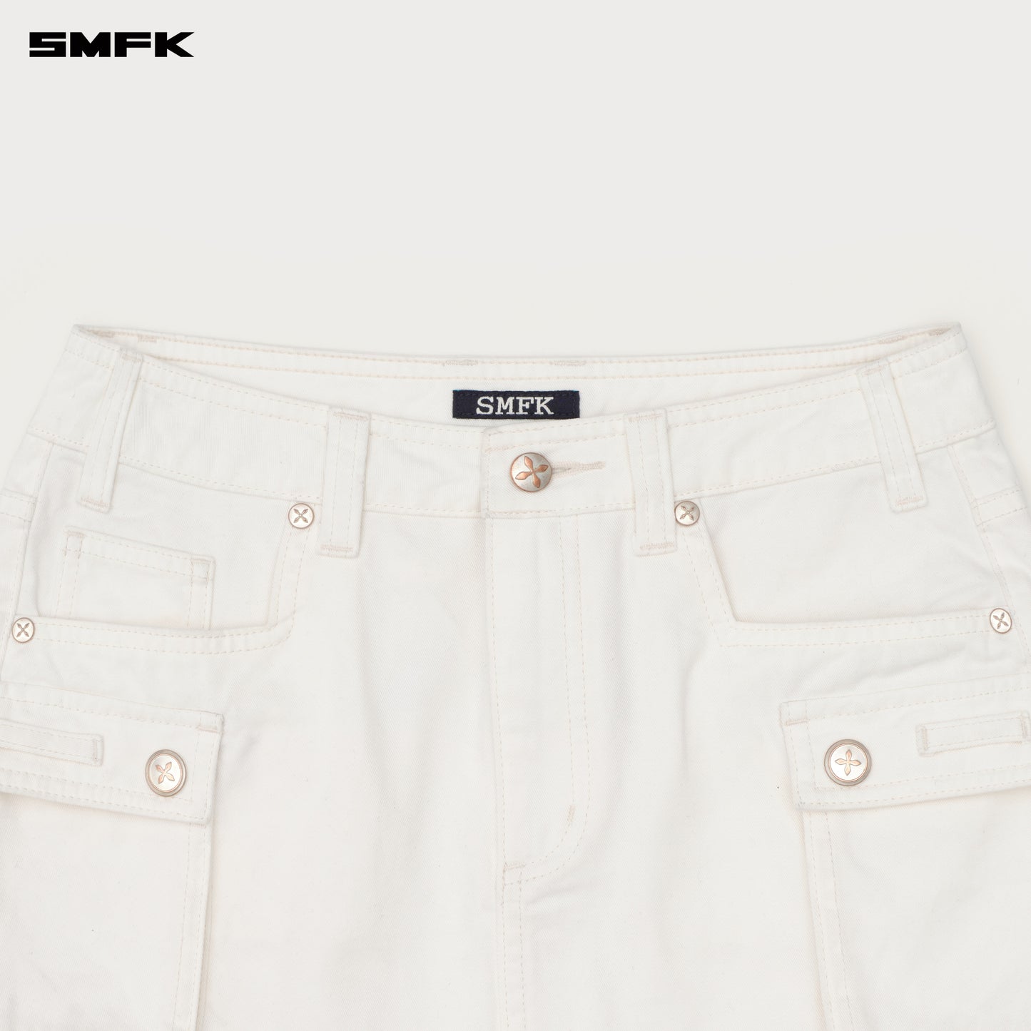 COMPASS WILD ROAD Cargo Skirt Alpine White