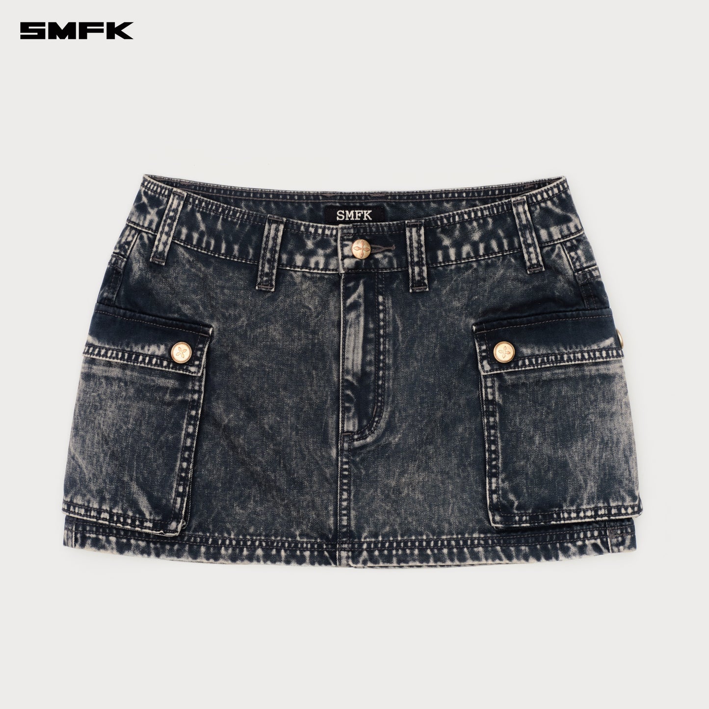 COMPASS HUNT Cargo Skirt Stormy Gray