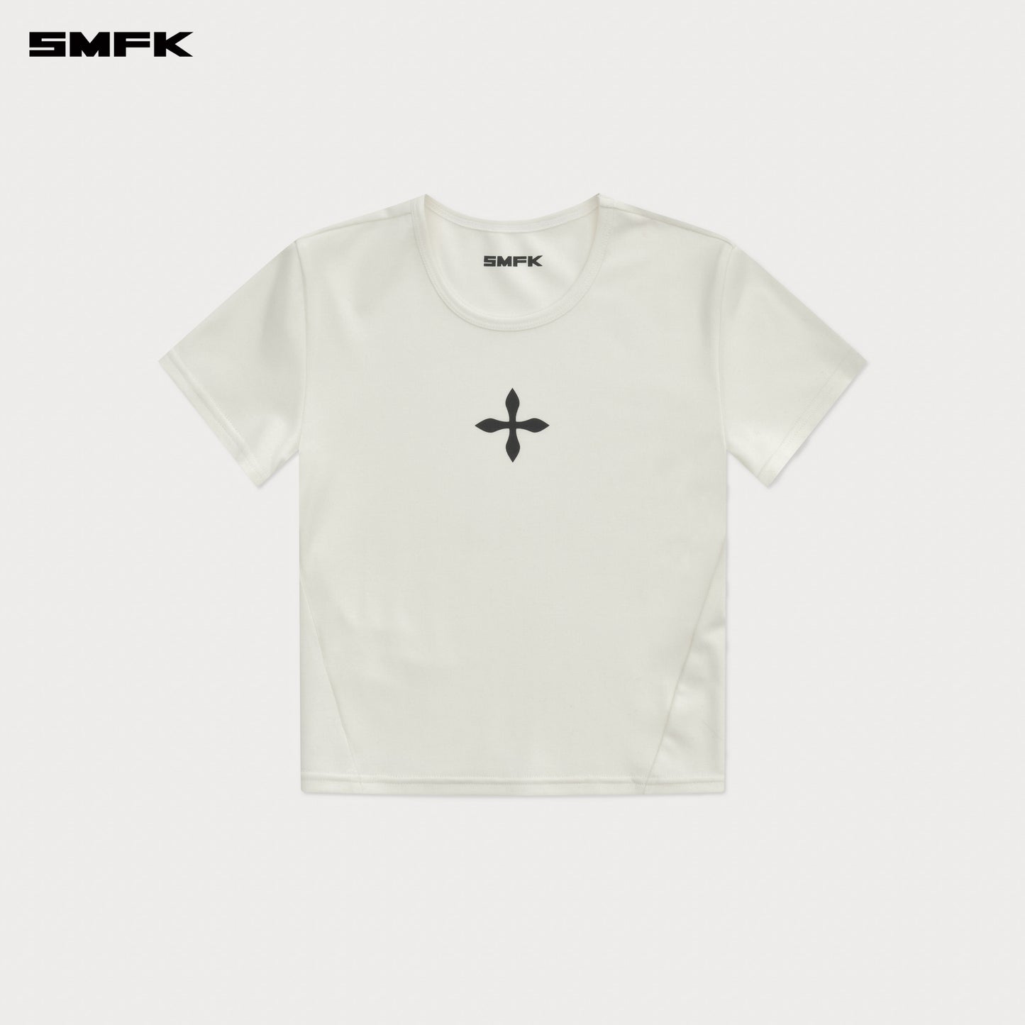 COMPASS Classic Sports Tight Tee Alpine White