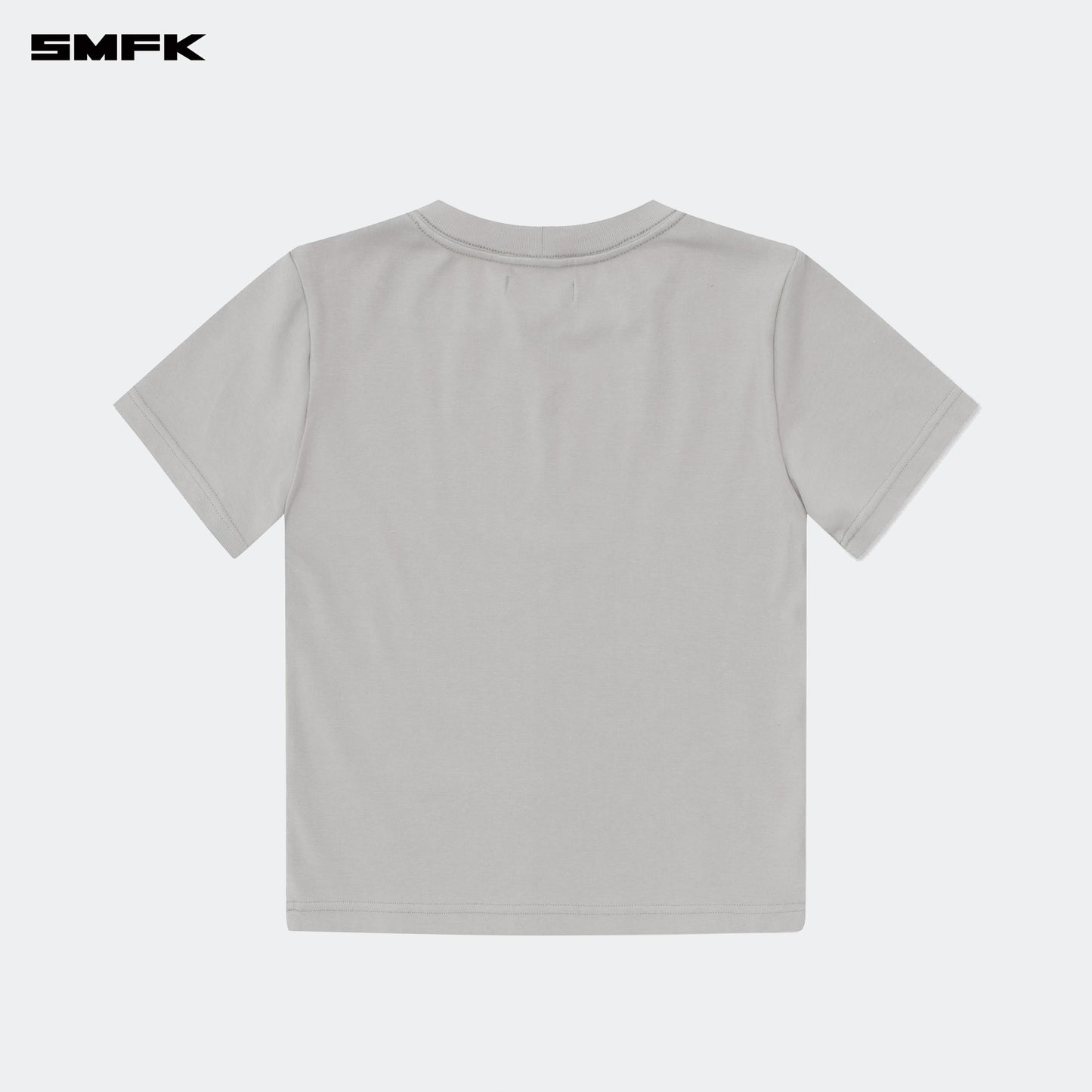 COMPASS HUG Slim Fit Tee Ash Gray