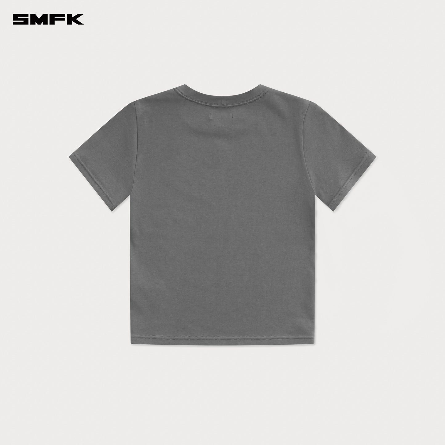 COMPASS Classic Chain Slim-fit Sports Tee Concrete Gray