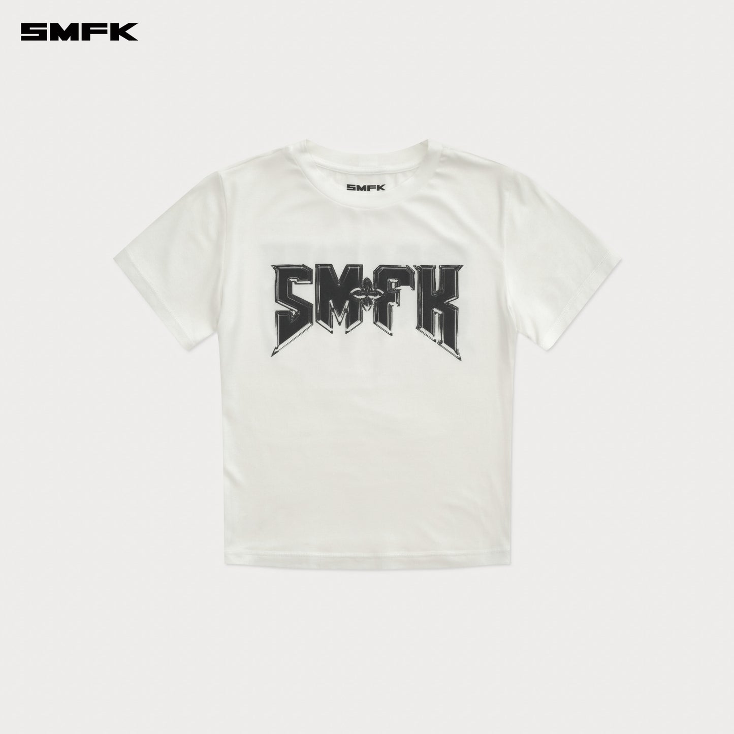 COMPASS Metal Rock Silm-fit Tee Alpine White