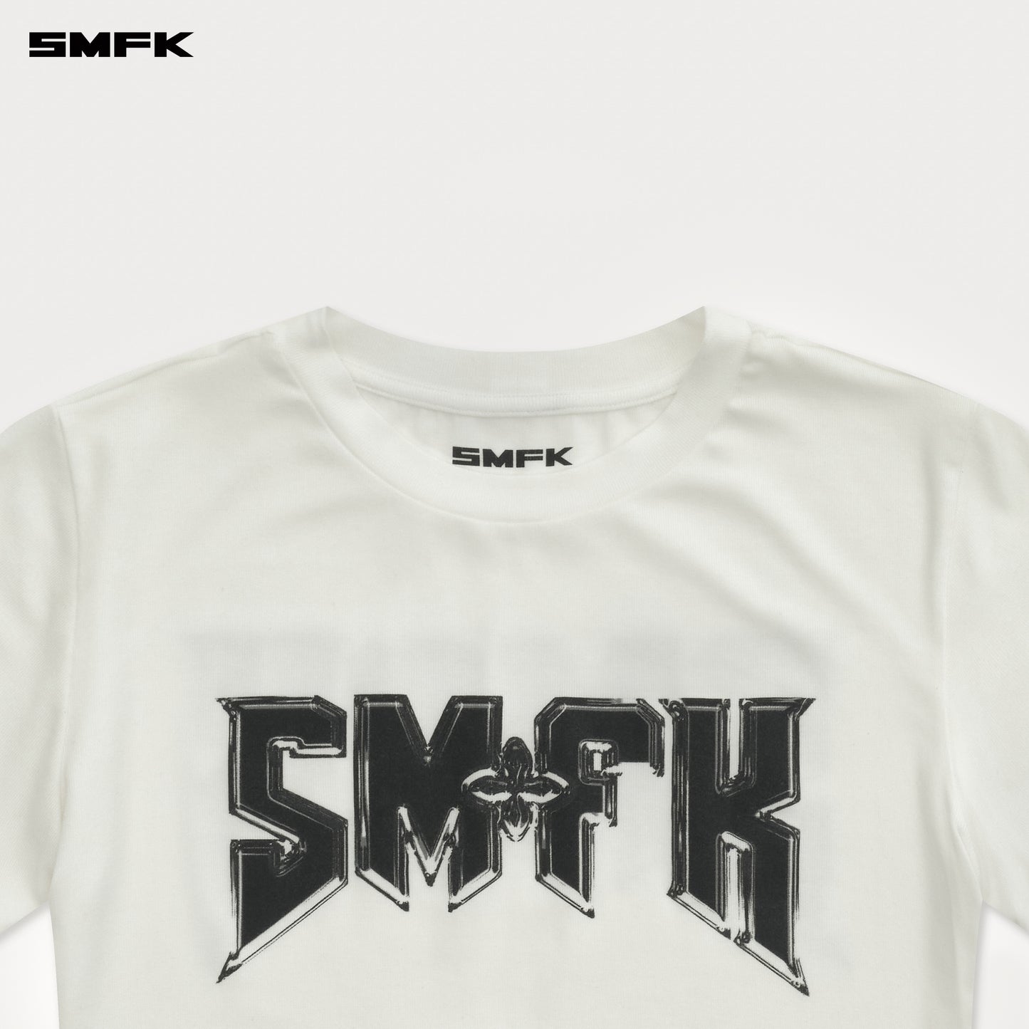COMPASS Metal Rock Silm-fit Tee Alpine White
