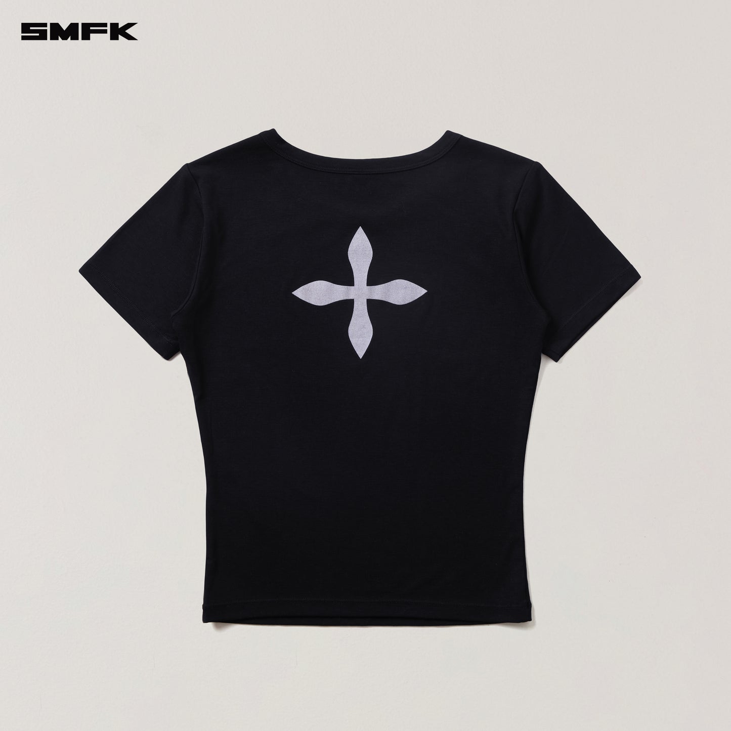 COMPASS STAMP ACETATE BODY SPORTS TEE Wilderness Black