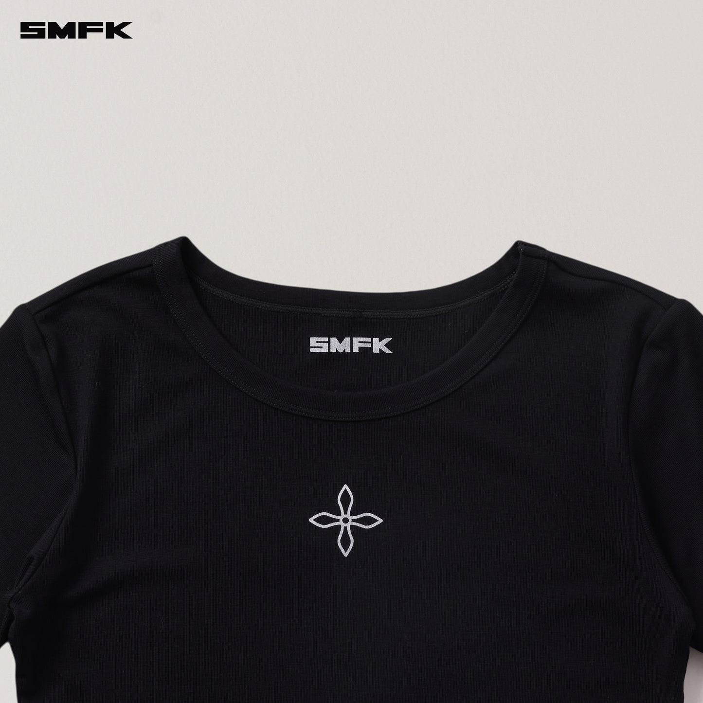 COMPASS STAMP ACETATE BODY SPORTS TEE Wilderness Black