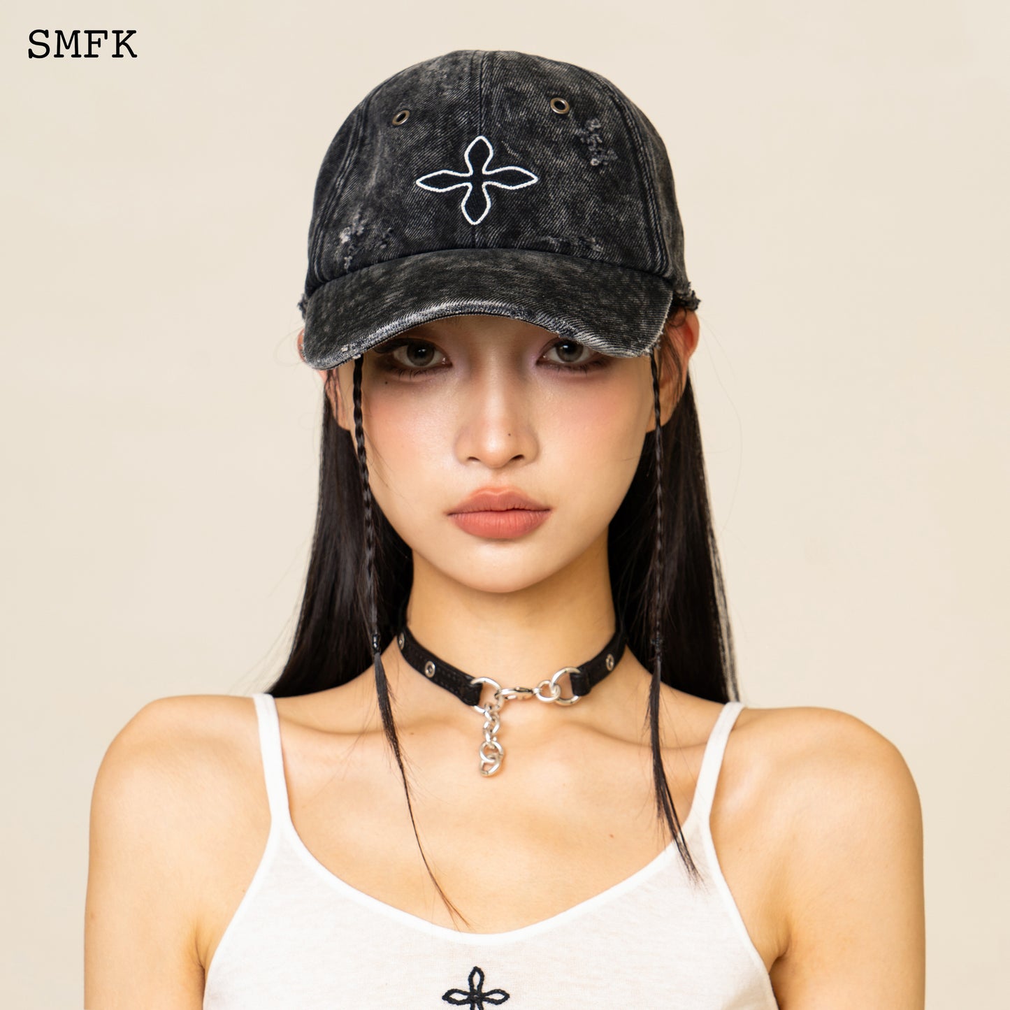 COMPASS Denim Baseball Cap Wilderness Black