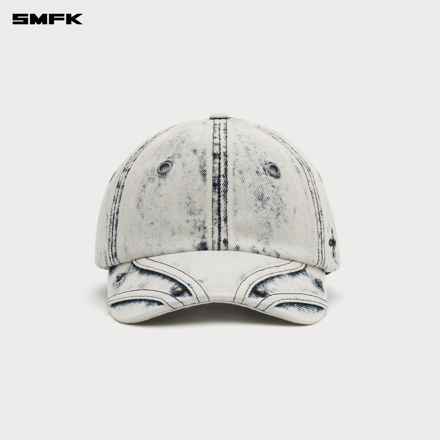 COMPASS Retro Denim Baseball Cap Snow Blossom