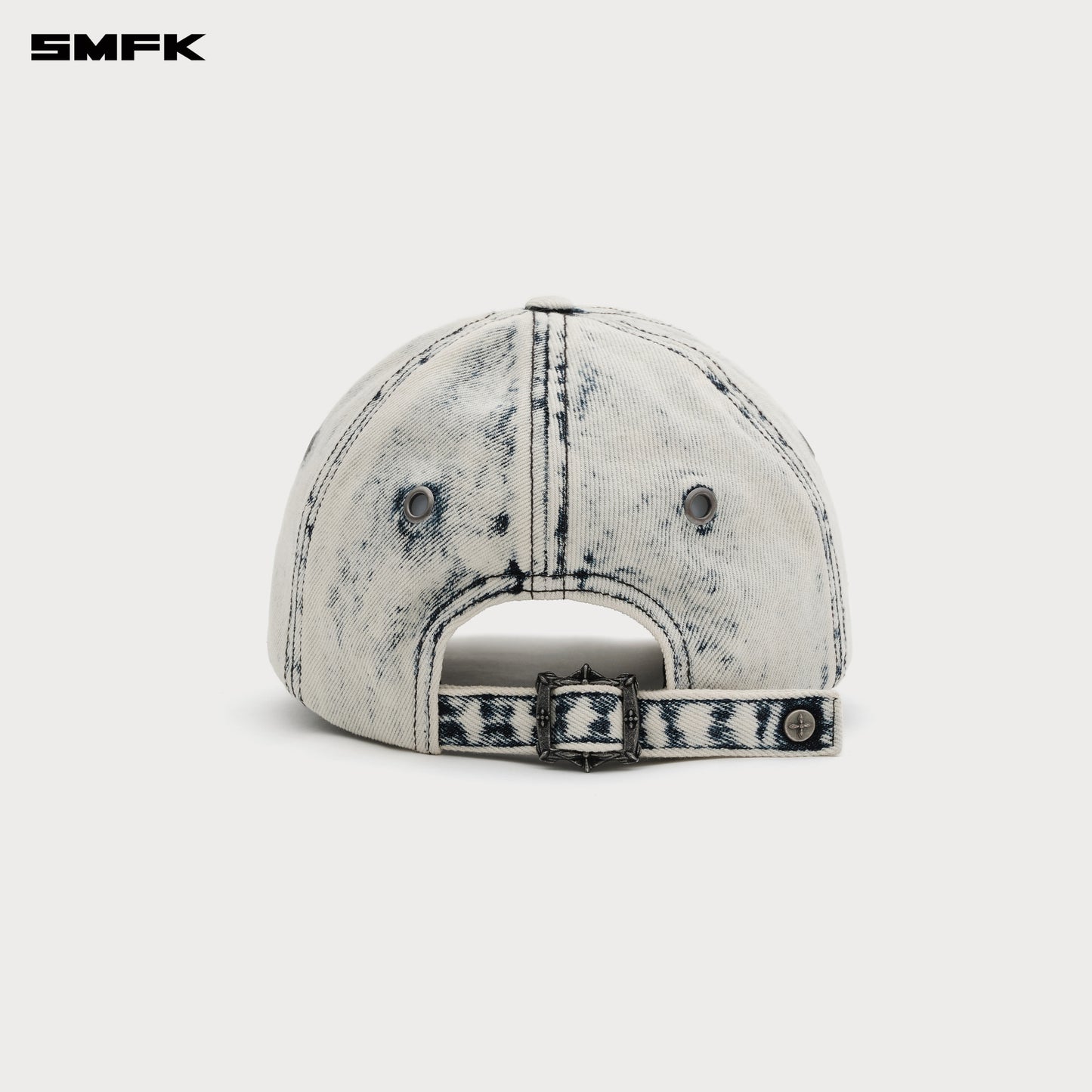 COMPASS Retro Denim Baseball Cap Snow Blossom