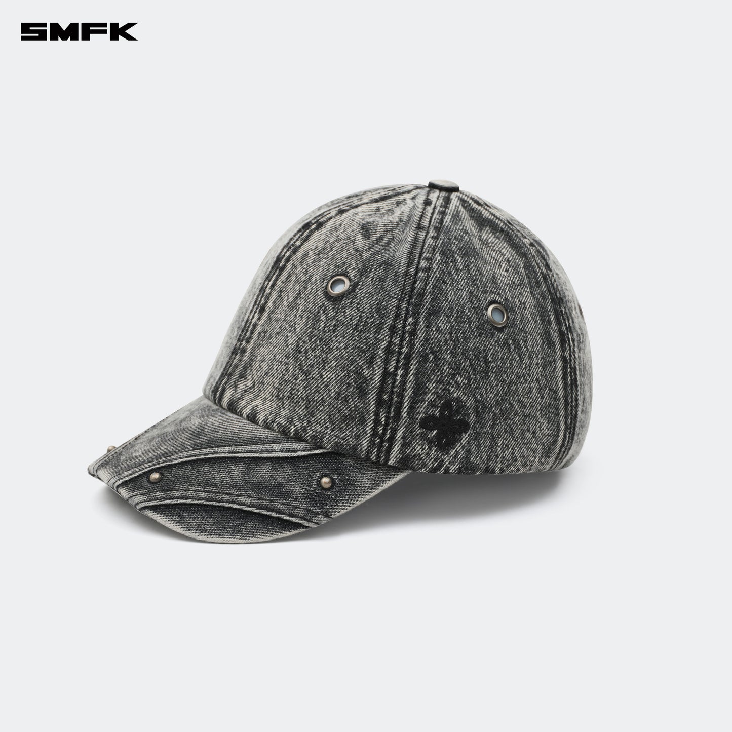 COMPASS Cross Denim Snowflake Cap Frosted Gray