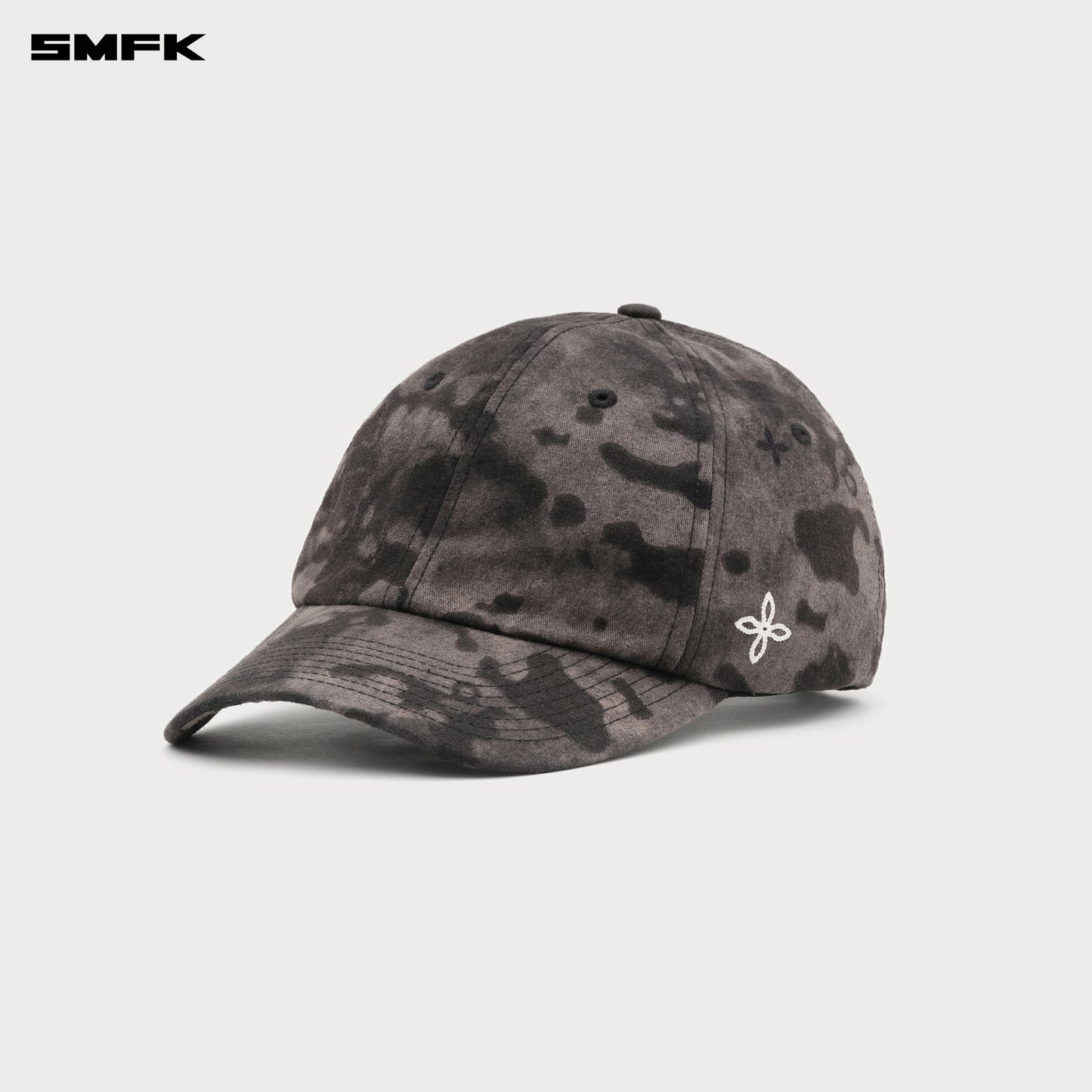 COMPASS Chain Badge Baseball Cap Black Camo