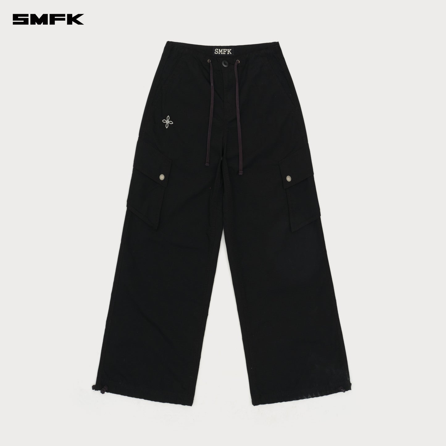 FUTURE MIRAGE Classic Parachute Pants Wilderness Black