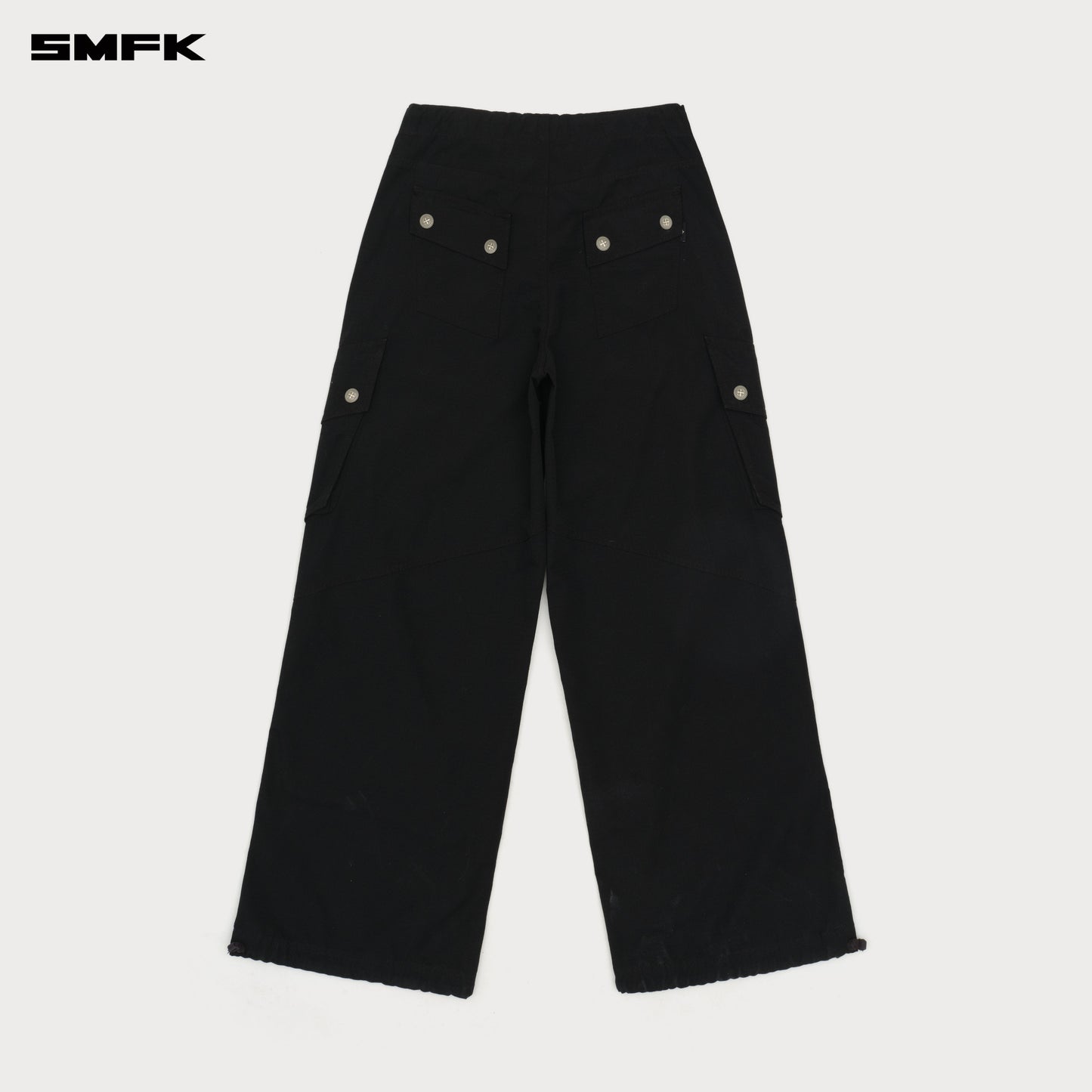 FUTURE MIRAGE Classic Parachute Pants Wilderness Black