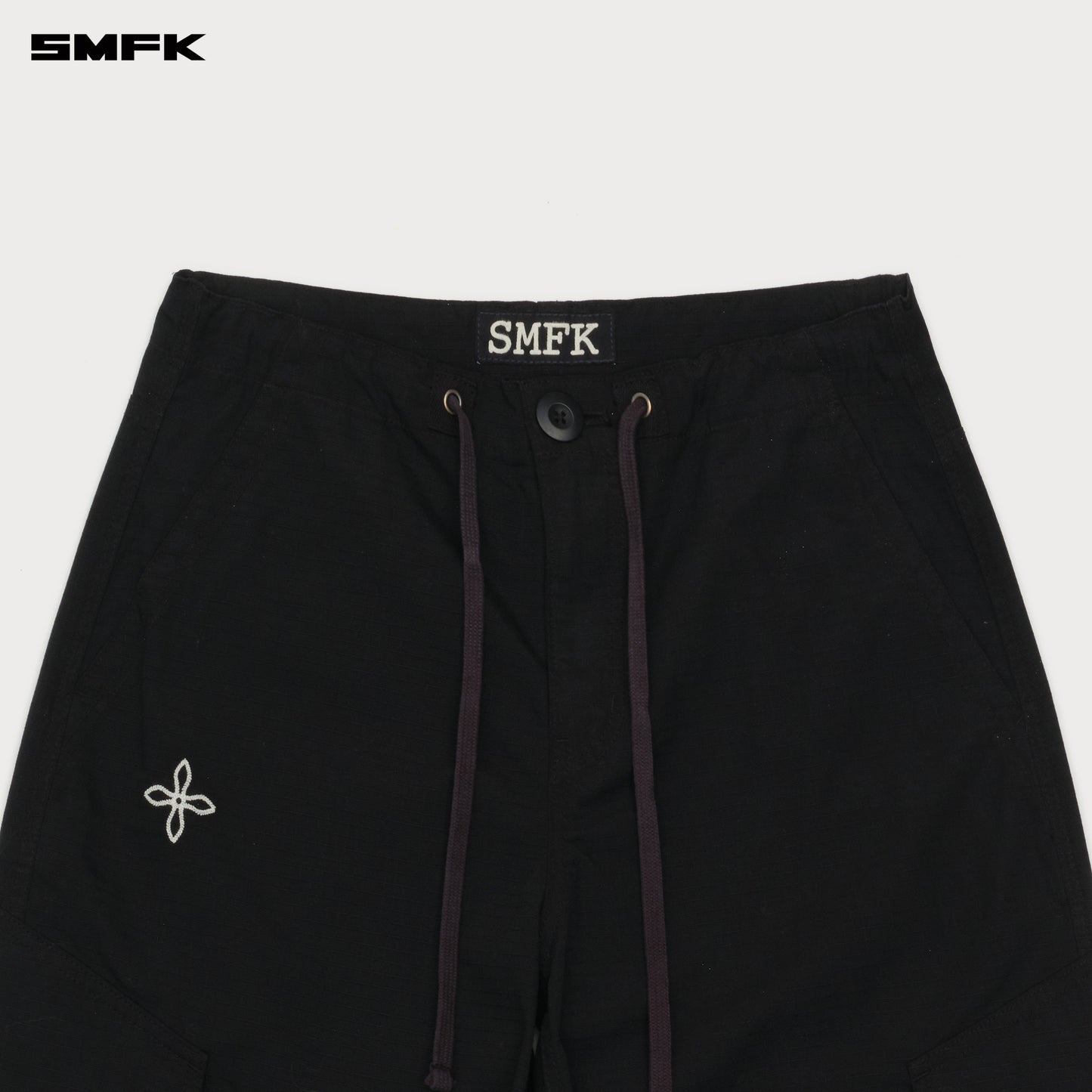 FUTURE MIRAGE Classic Parachute Pants Wilderness Black