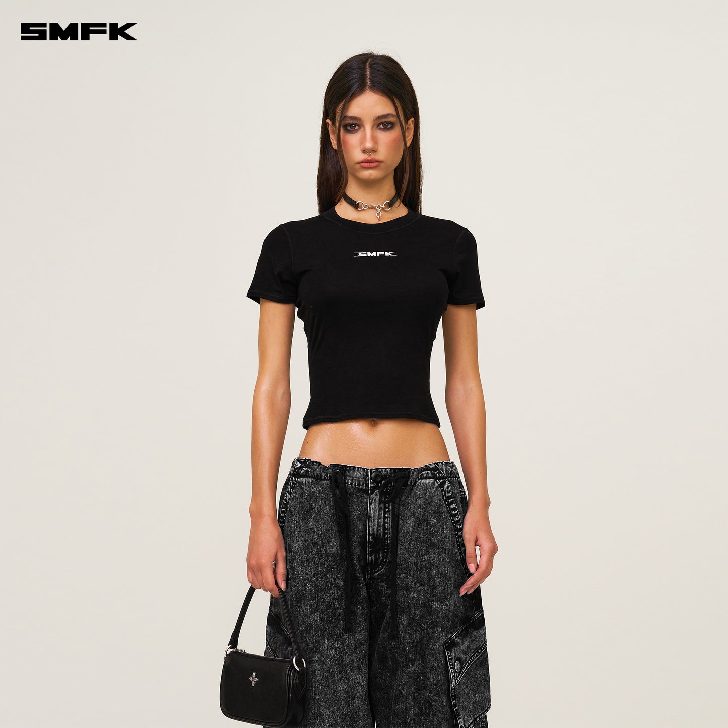 FUTURE MIRAGE Classic Parachute Pants Stormy Gray