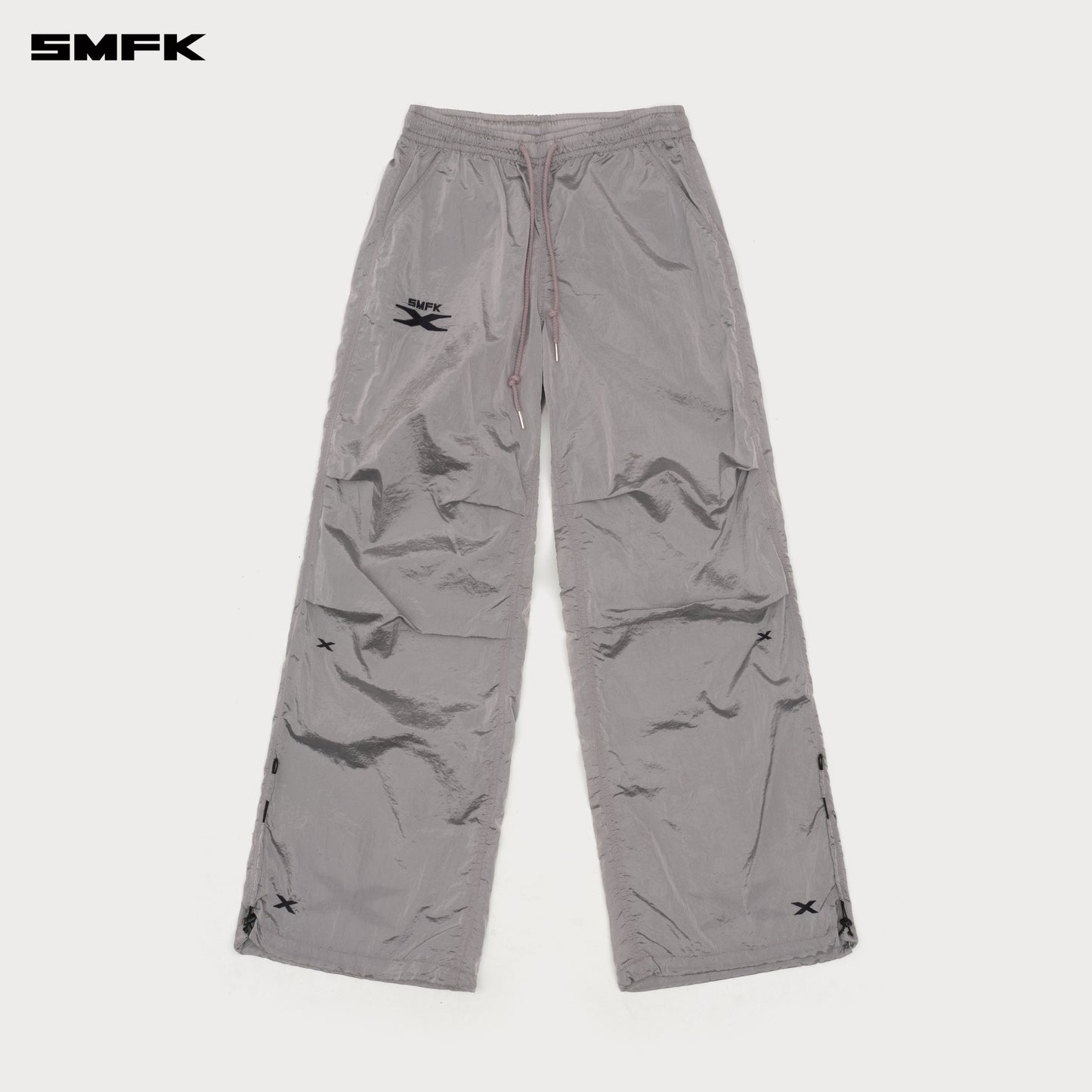 FUTURE MIRAGE Interstellar Wide-Leg Sweatpants Stormy Gray