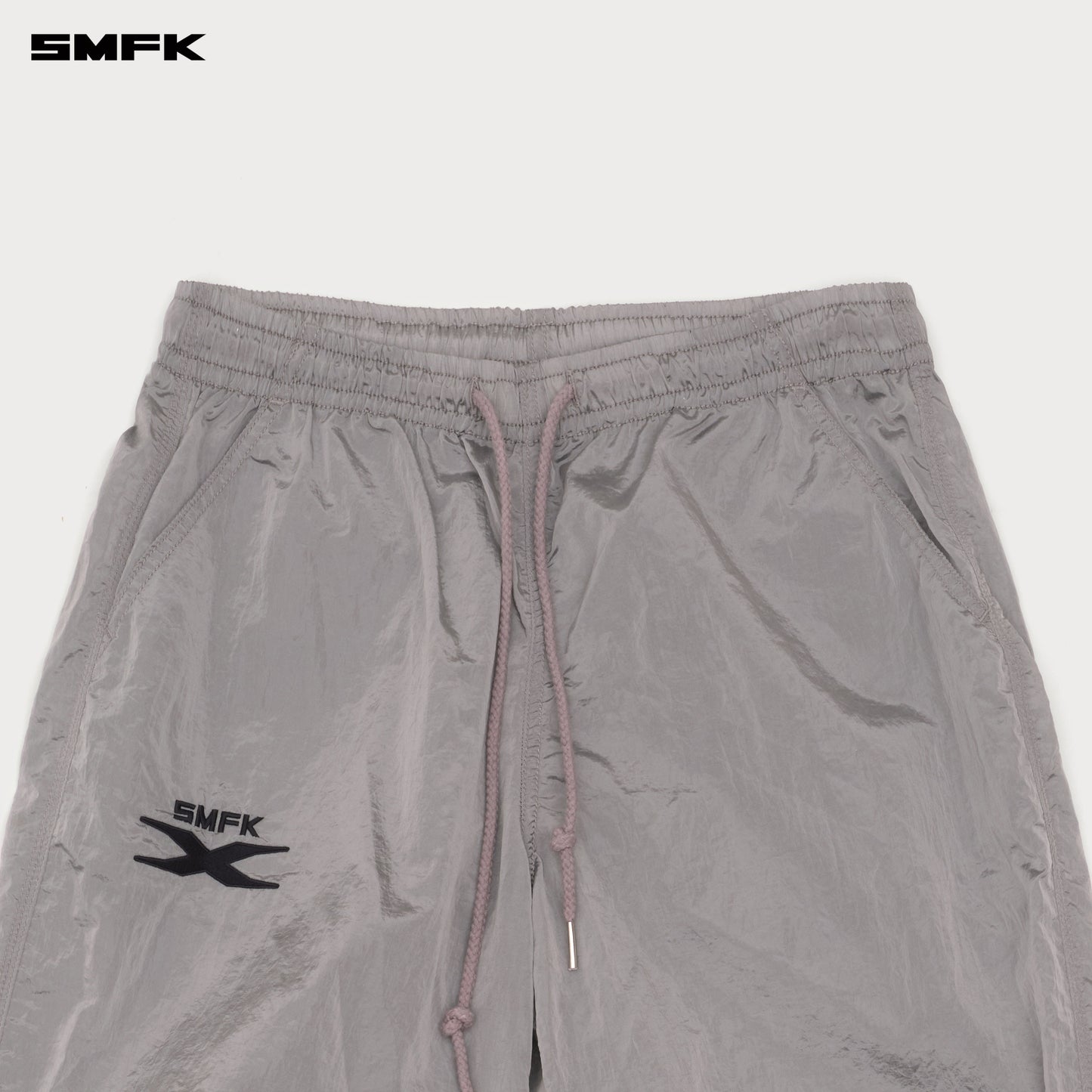 FUTURE MIRAGE Interstellar Wide-Leg Sweatpants Stormy Gray