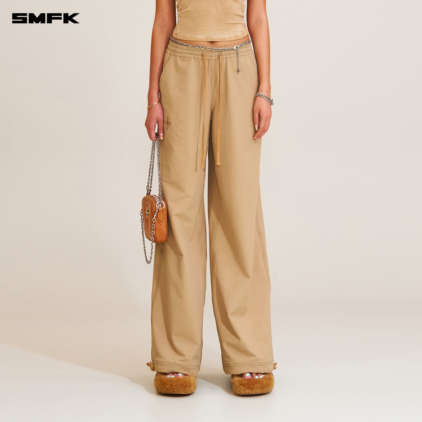 COMPASS MODE TOWER HIKE-TECH Sports Pants Sandy Khaki