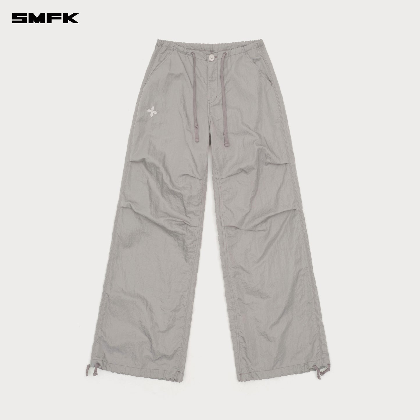 FUTURE STORM Outdoor Wide-Leg Cargo Pants Ash Gray