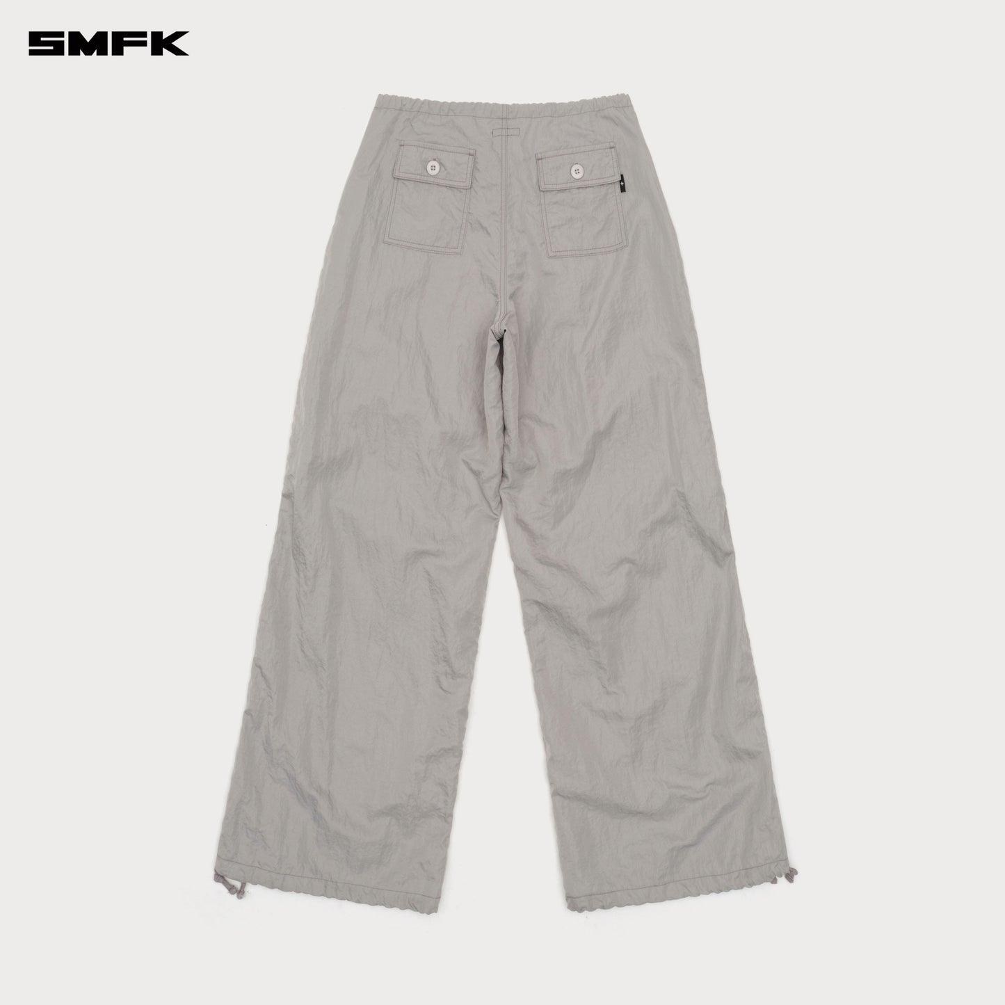 FUTURE STORM Outdoor Wide-Leg Cargo Pants Ash Gray