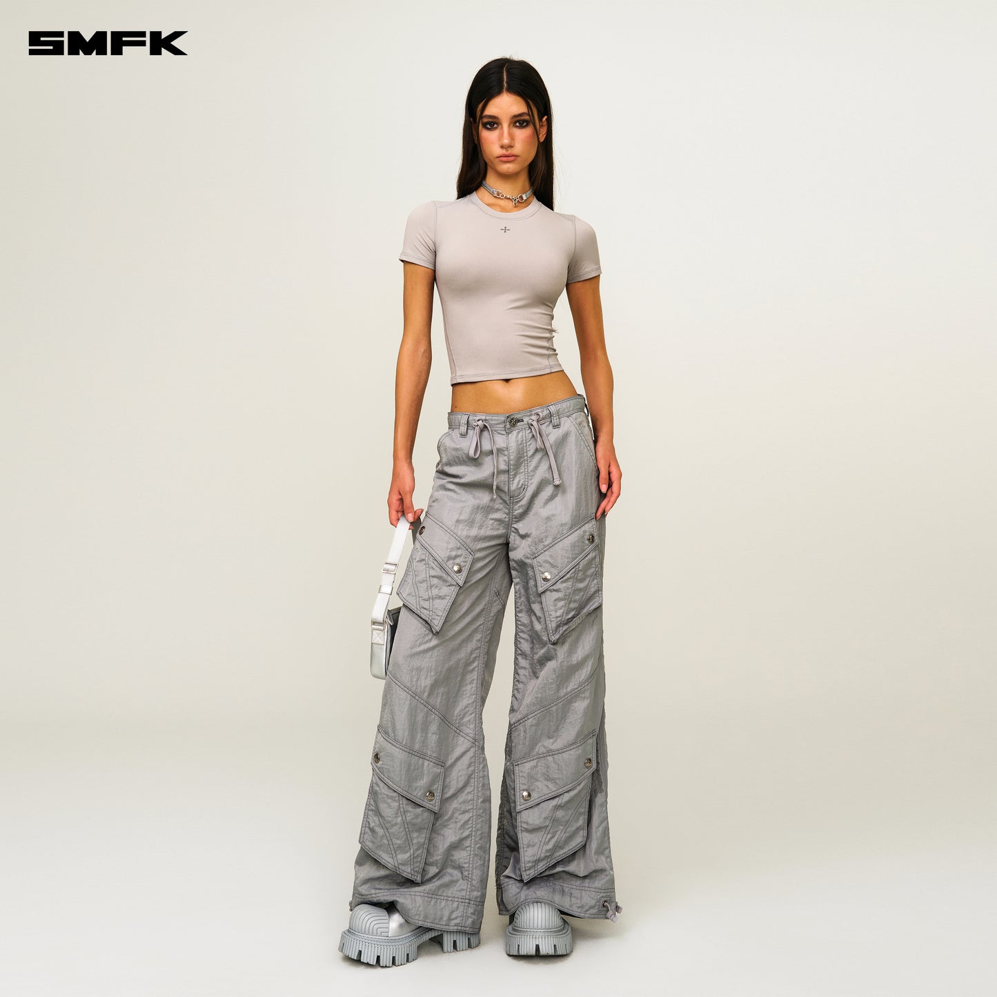 FUTURE MIRAGE Interstellar Hiking Pants Ash Gray
